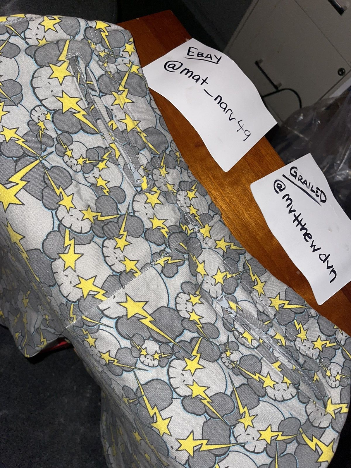 Bape × Kaws 2005 BAPE x KAWS SKULLSTA SWEAT SHORTS Size US 33 - 2 Thumbnail