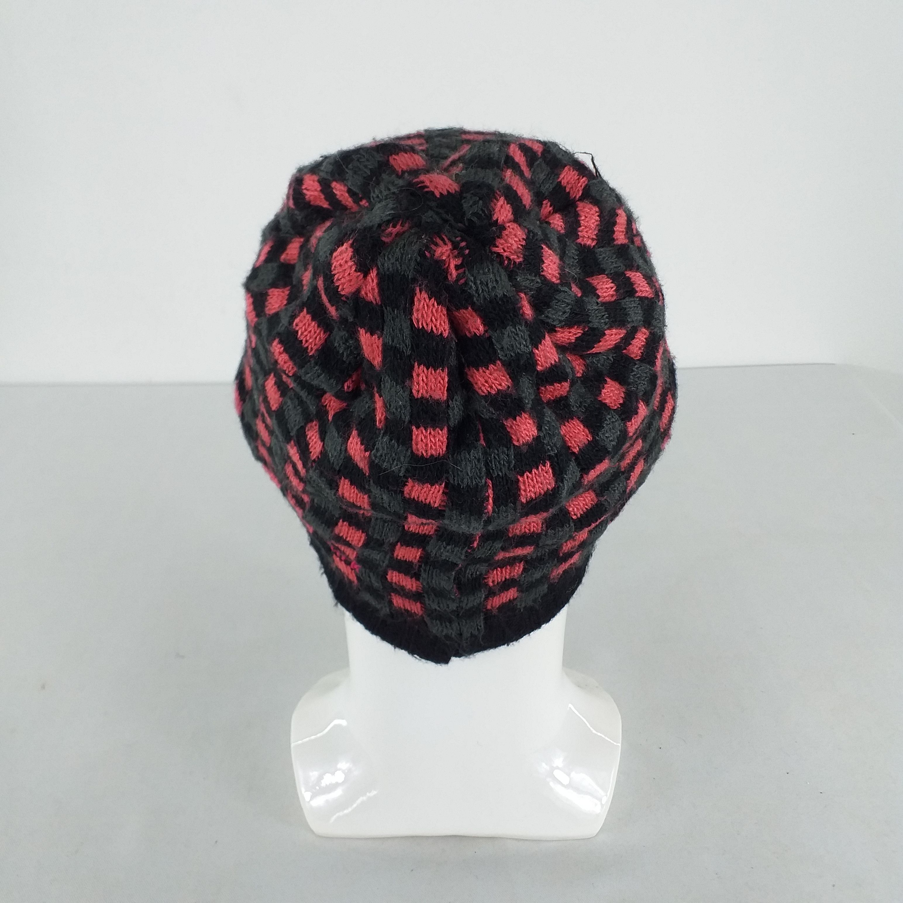 Japanese Brand Kissmark Checkered Snow Cap Hat Beanie -BN323 Size ONE SIZE - 2 Thumbnail