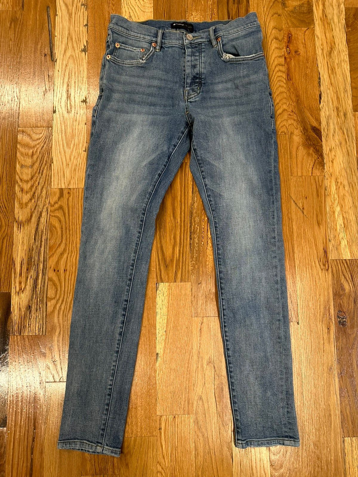Pre-owned Purple Brand Blue Denim Jeans Size 31