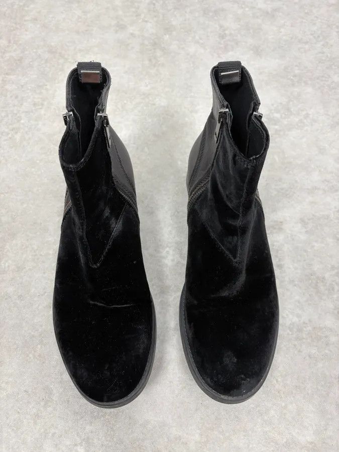 Diesel Diesel Black Velvet Leather Chelsea Boots Size US 9 / EU 42 - 2 Thumbnail