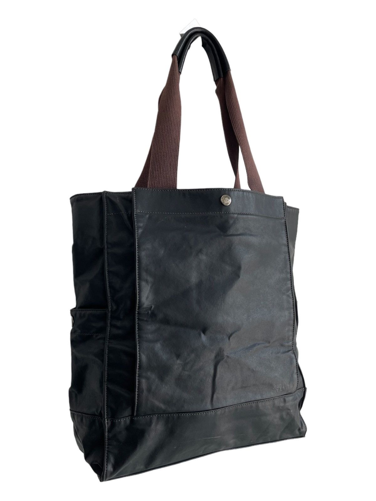 Jean Paul Gaultier 1990s JPG Cyberpunk Post Apocalypse Wax Canvas Utility Bag Size ONE SIZE - 2 Thumbnail