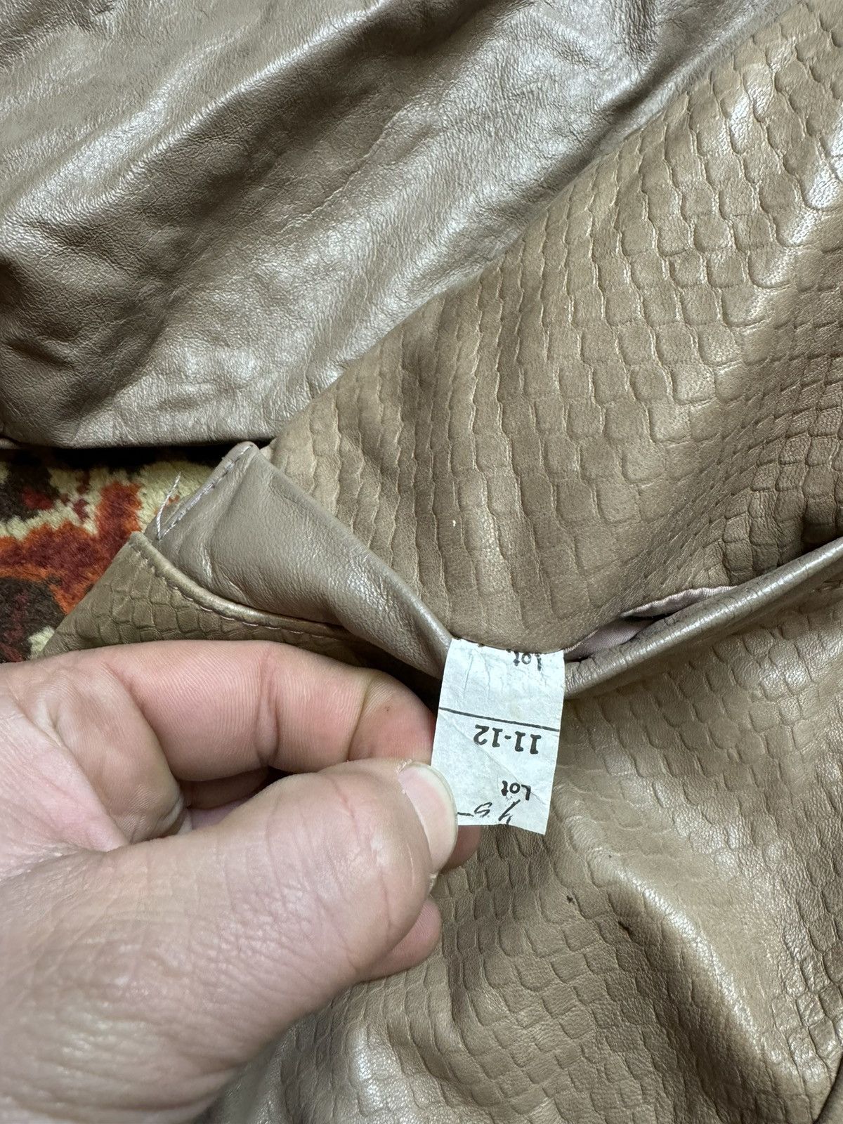 Vintage Vintage Y2K Leather Snake Skin Avantgarde Archive Jacket Size US M / EU 48-50 / 2 - 5 Thumbnail