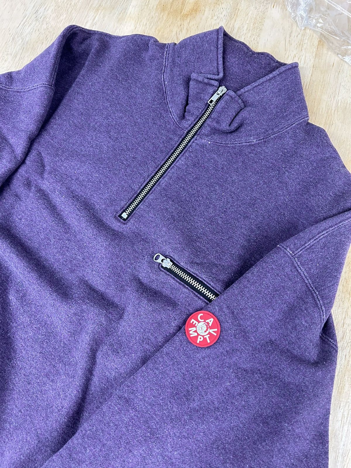 Cav Empt Cav Empt A/W19 Exterior Half Zip Sweatshirt XL Size US XL / EU 56 / 4 - 2 Thumbnail