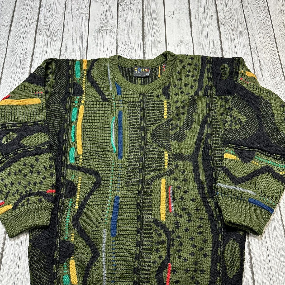Coogi Vintage Coogi sweater Size US L / EU 52-54 / 3 - 3 Thumbnail