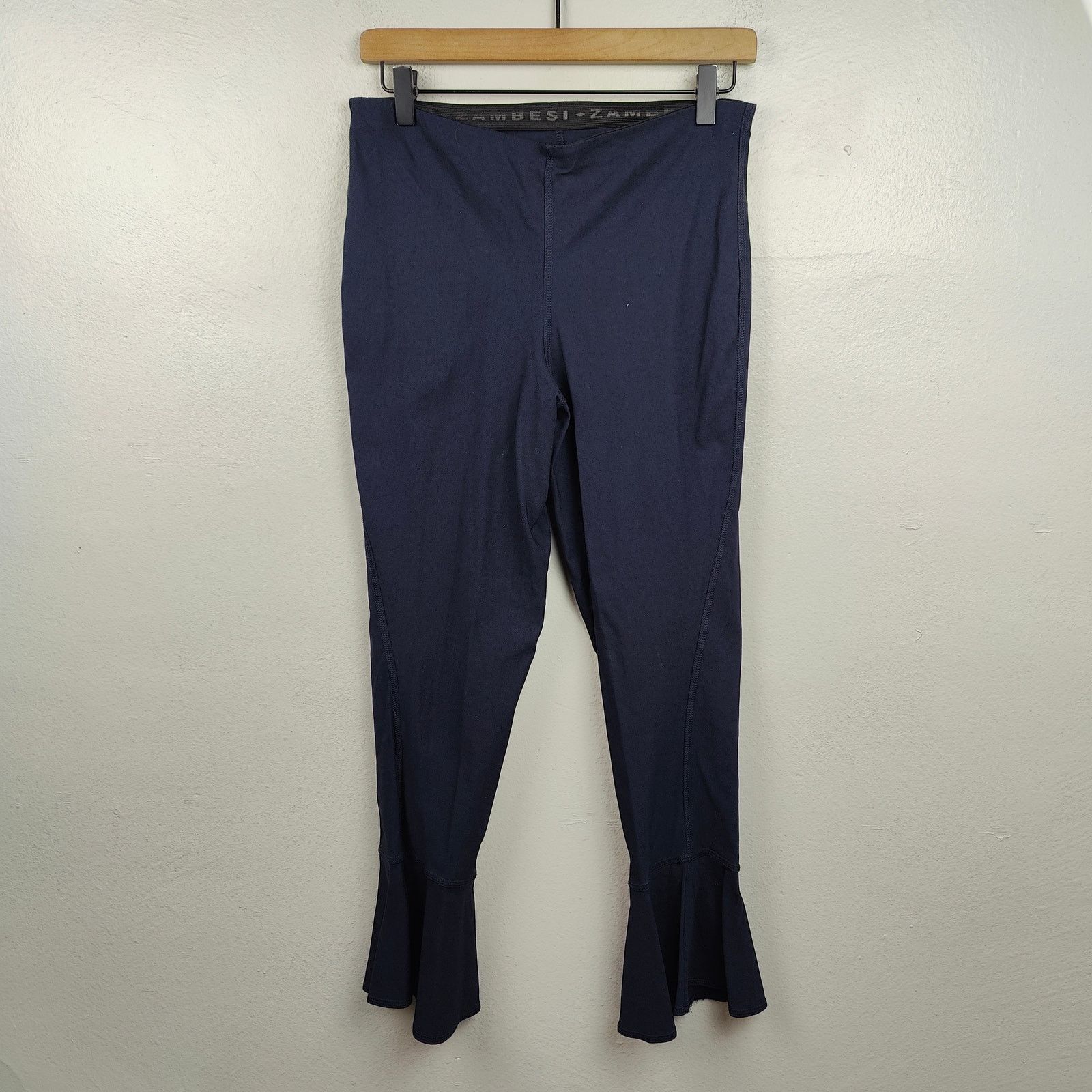 Other Zambesi NZ Bell Bottoms Pants Womens 12 US 8 Navy Blue Size 30" / US 8 / IT 44 - 1 Thumbnail