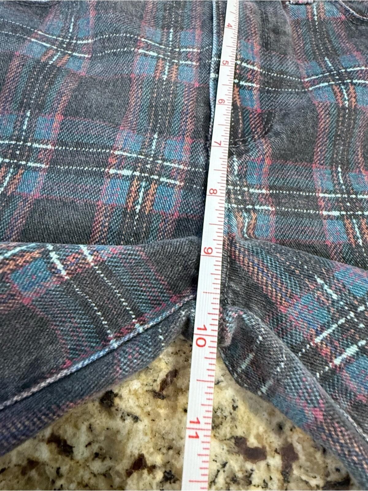Paige Paige Hoxton Ankle retro plaid jeans retro SZ 27” waist Size 27" / US 4 / IT 40 - 10 Thumbnail