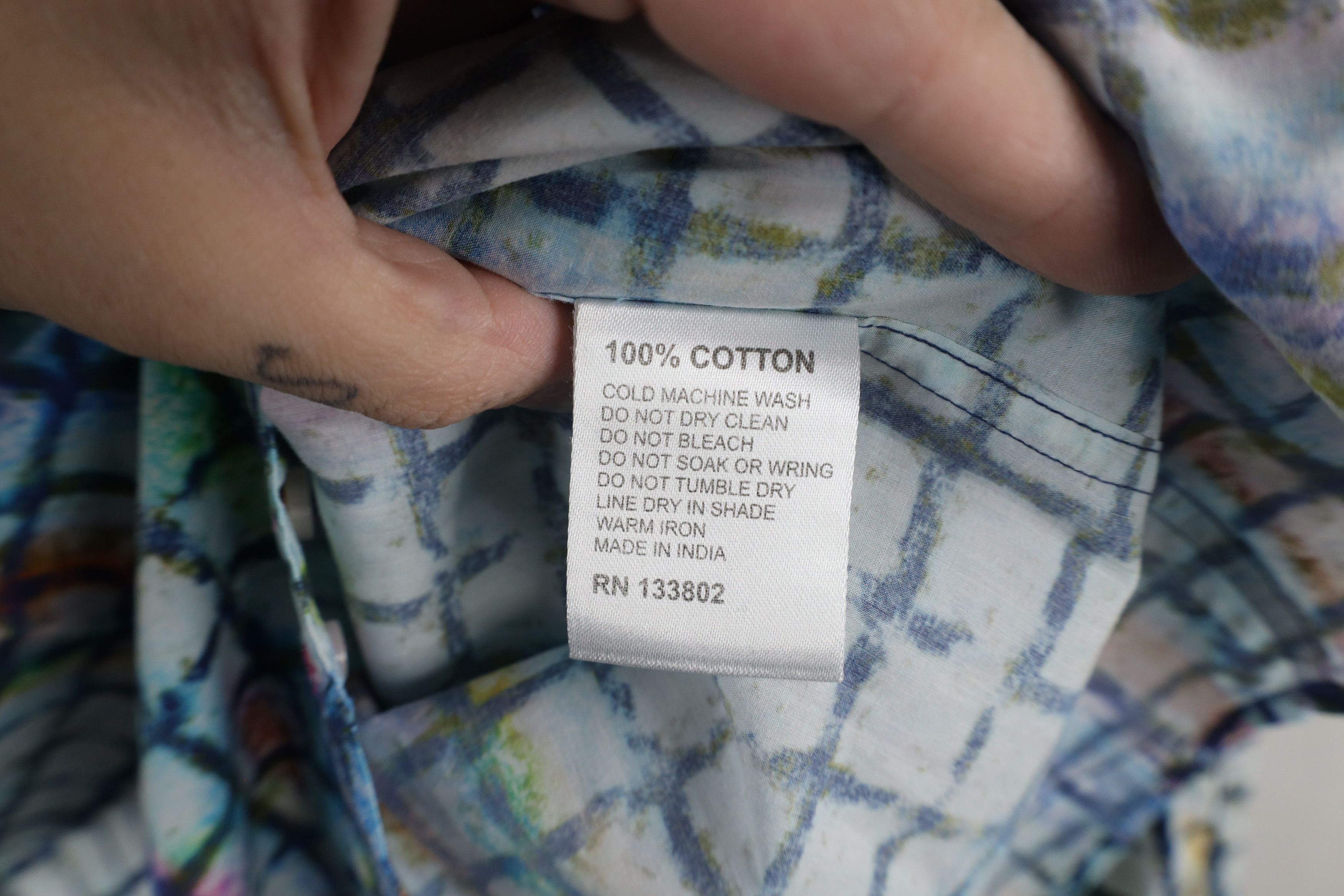 Vintage David Smith Australia Jelly Fish Flip Cuff Button Shirt Size US XL / EU 56 / 4 - 9 Thumbnail