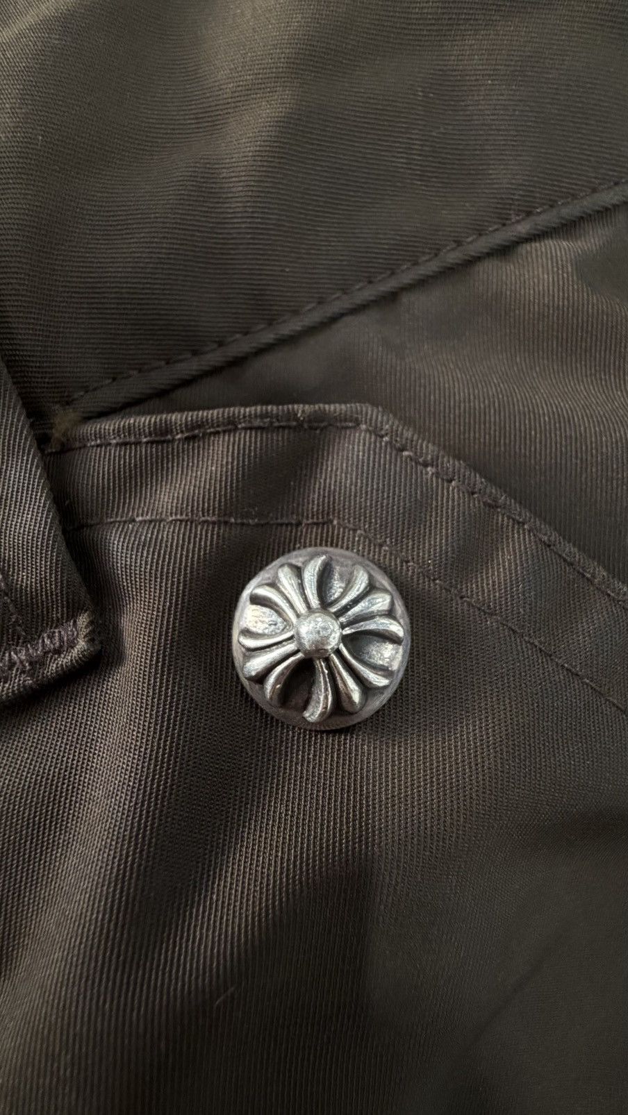 Chrome Hearts Chrome Hearts Brown Nylon and Leather Double Knee Pants Size US 32 / EU 48 - 4 Thumbnail