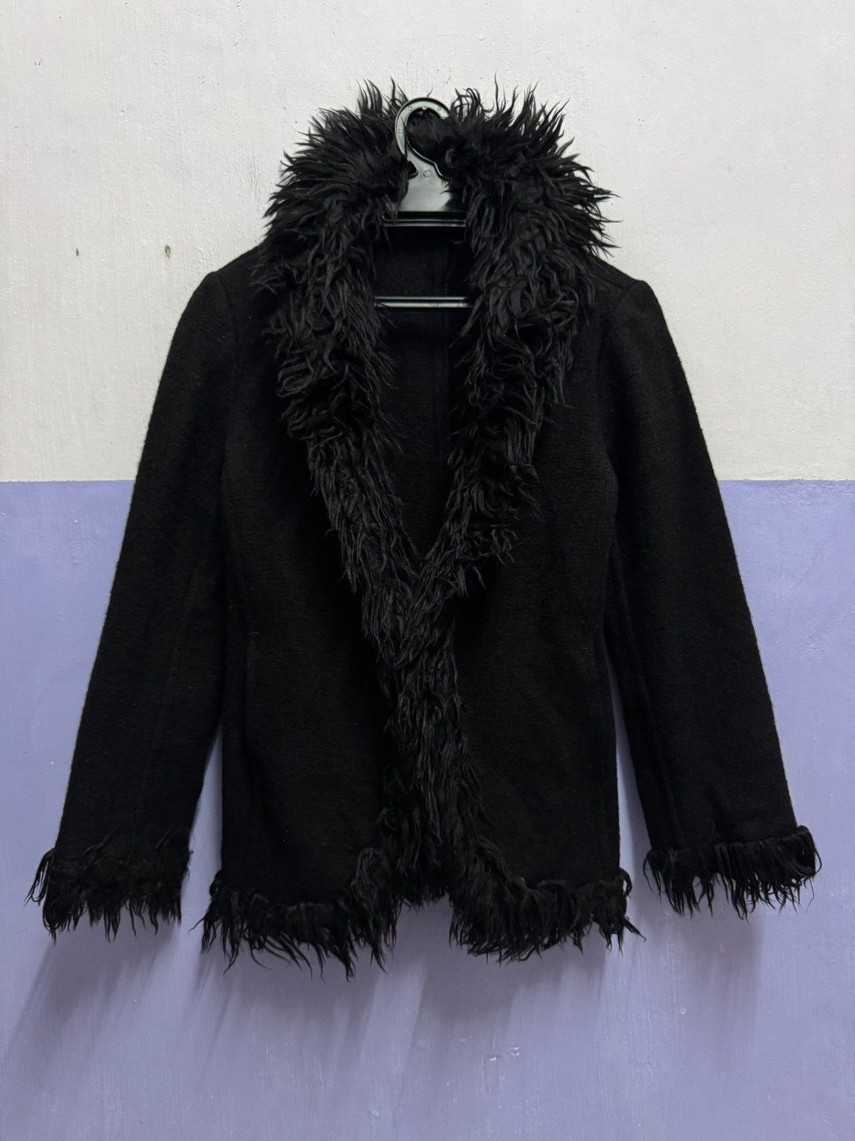 agnes b. Agnes b Paris Fur Jacket Size S / US 4 / IT 40 - 3 Thumbnail