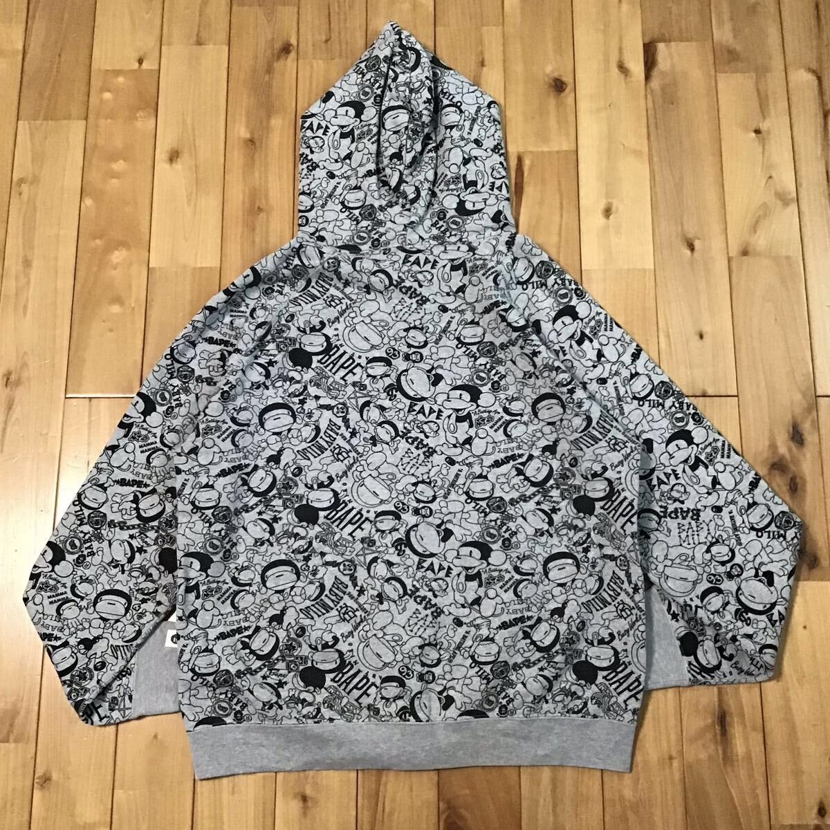 Bape BAPE Comic Milo full zip hoodie a bathing ape NIGO Size US M / EU 48-50 / 2 - 3 Thumbnail