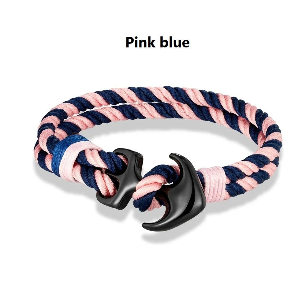 Other Double strand Waterproof Rope Anchor Bracelet Gift For Him Size ONE SIZE - 12 Thumbnail