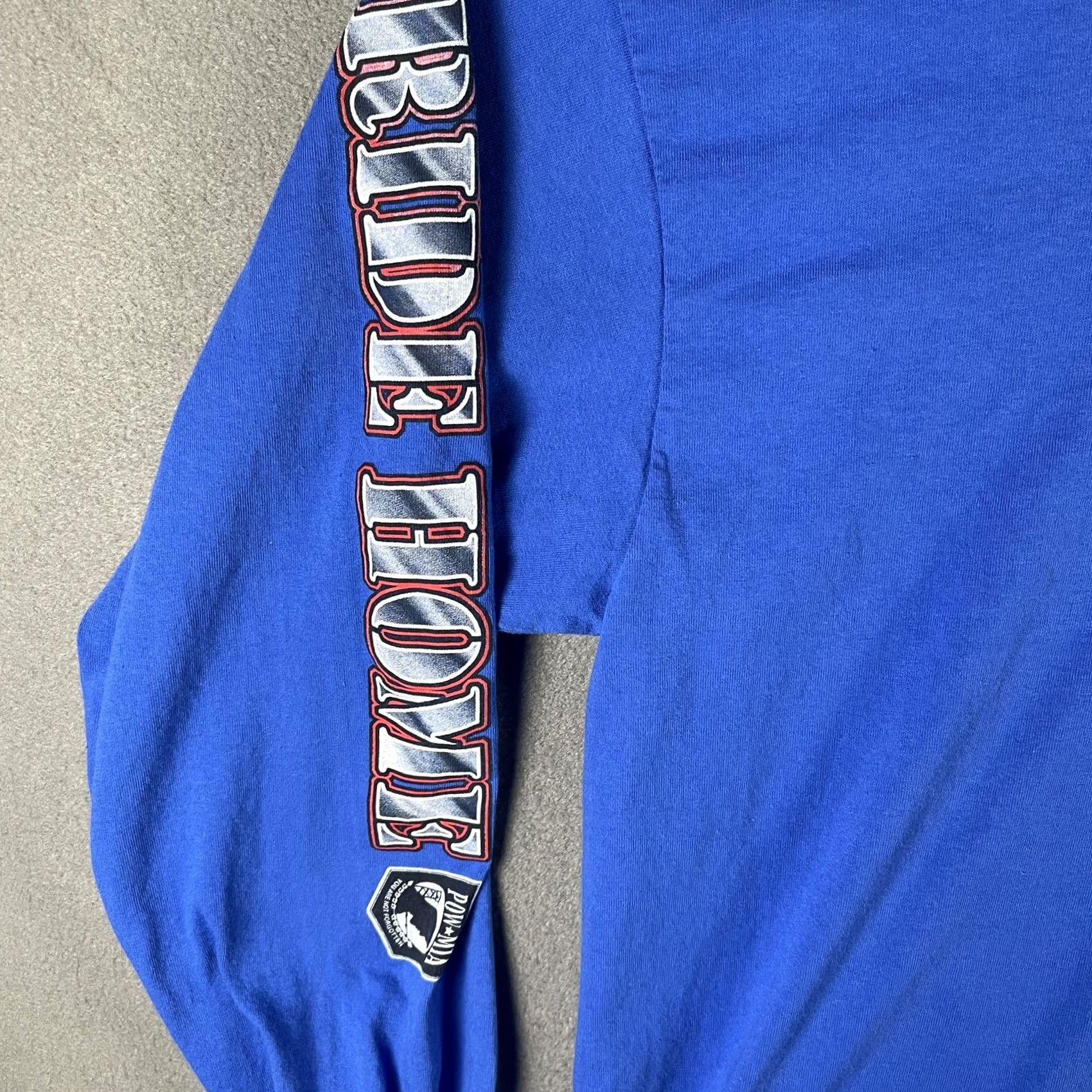 Gildan The Ride Home Shirt Mens 2XL Blue Long Sleeve POW MIA USS Pueblo Veteran 2016 Size US XXL / EU 58 / 5 - 4 Thumbnail
