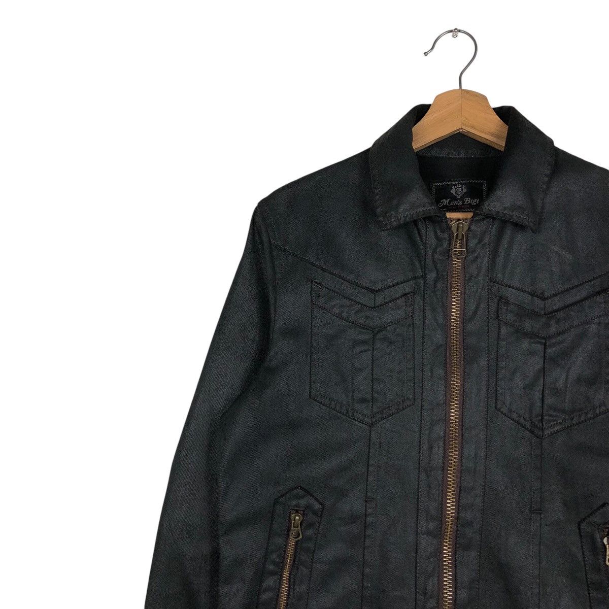Japanese Brand 📌Vintage Trucker Biker Jacket Men Bigi Japan Issey Miyake Size US M / EU 48-50 / 2 - 8 Thumbnail