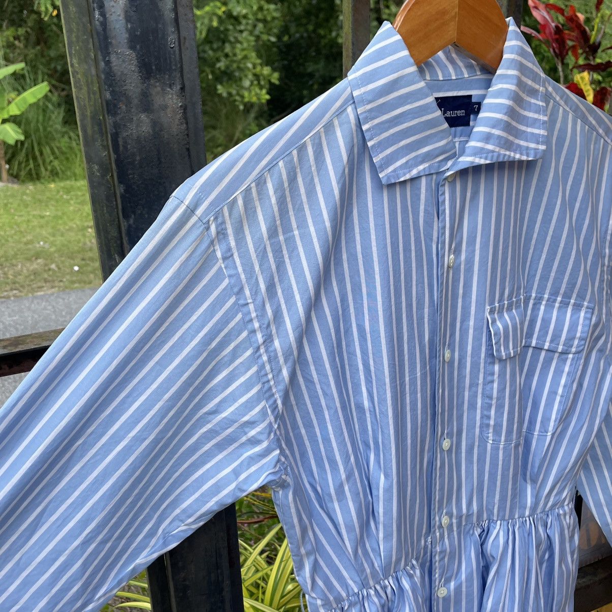 Ralph Lauren 🔥Ralph Lauren Striped Dress Buttons Shirts Minimalist Wear Size S / US 4 / IT 40 - 6 Thumbnail