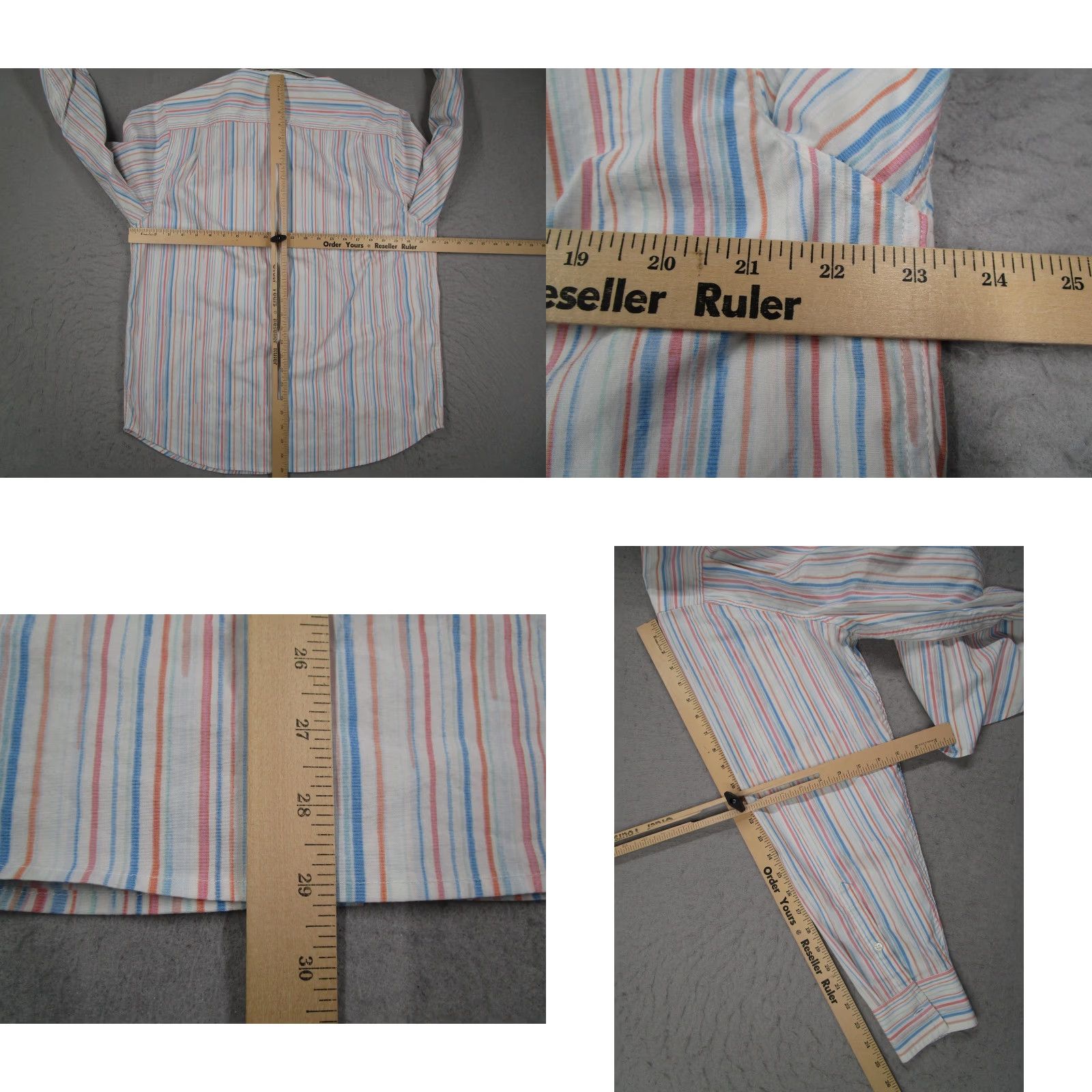 Tommy Bahama Tommy Bahama Shirt Mens Large Striped Sarasota Stretch Button Down Long Sleeve Size US L / EU 52-54 / 3 - 8 Thumbnail