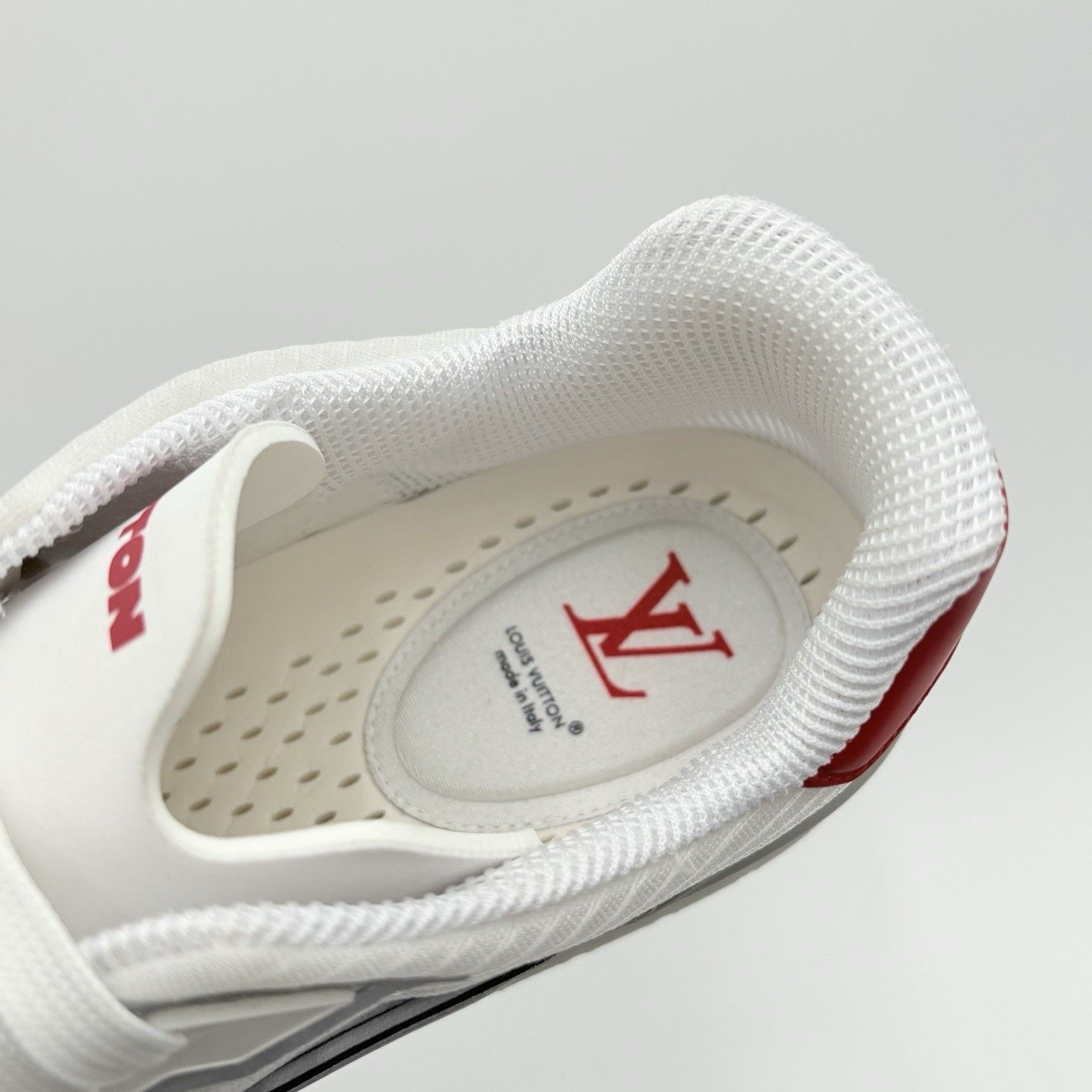 Louis Vuitton 13-13.5 Louis Vuitton Reflective Trainer ' Red ' | EXCELLENT Size US 13 / EU 46 - 6 Thumbnail