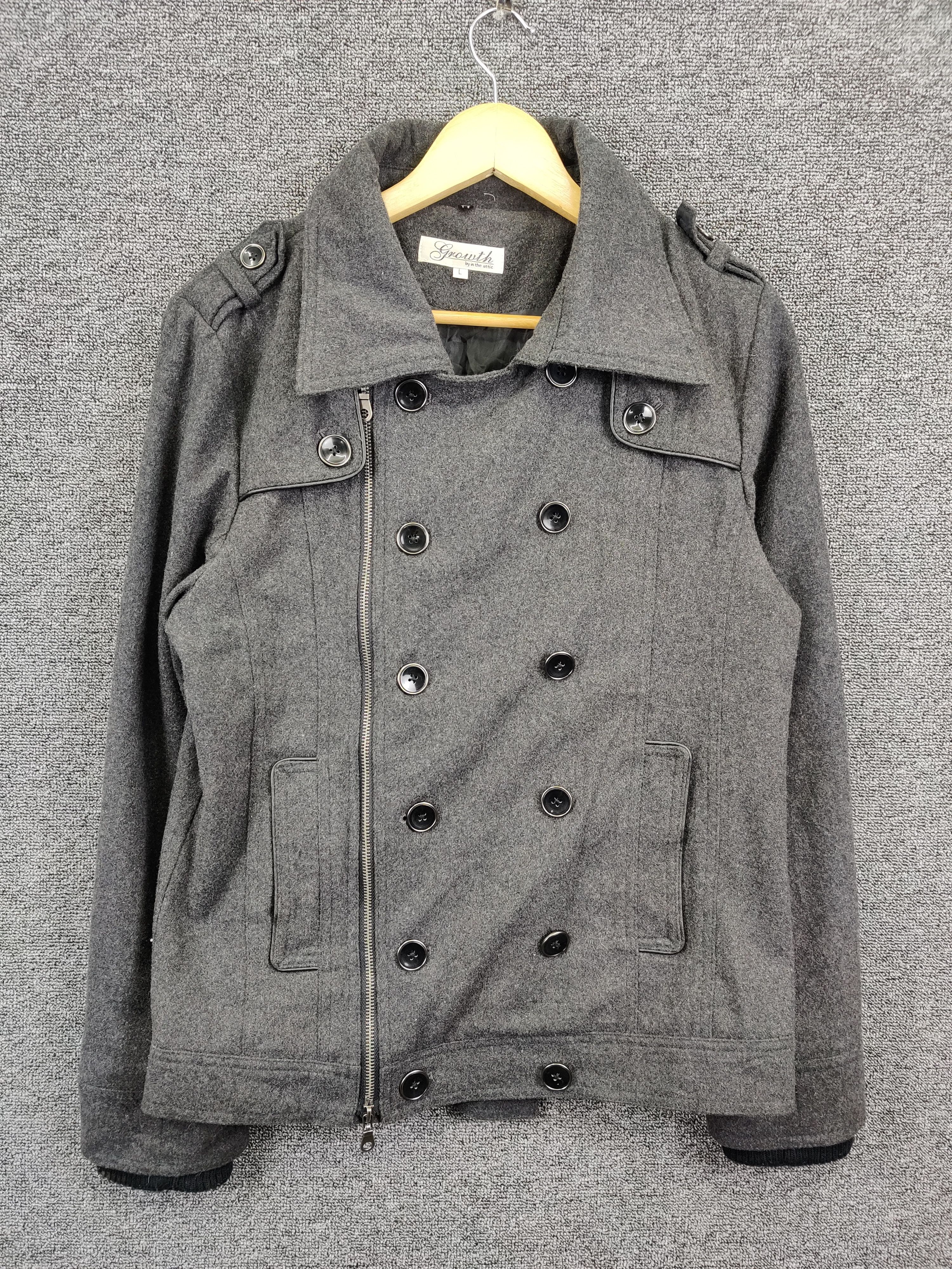In The Attic Growth By In The Attic Wool Double Breasted Jacket Size US L / EU 52-54 / 3 - 1 Thumbnail