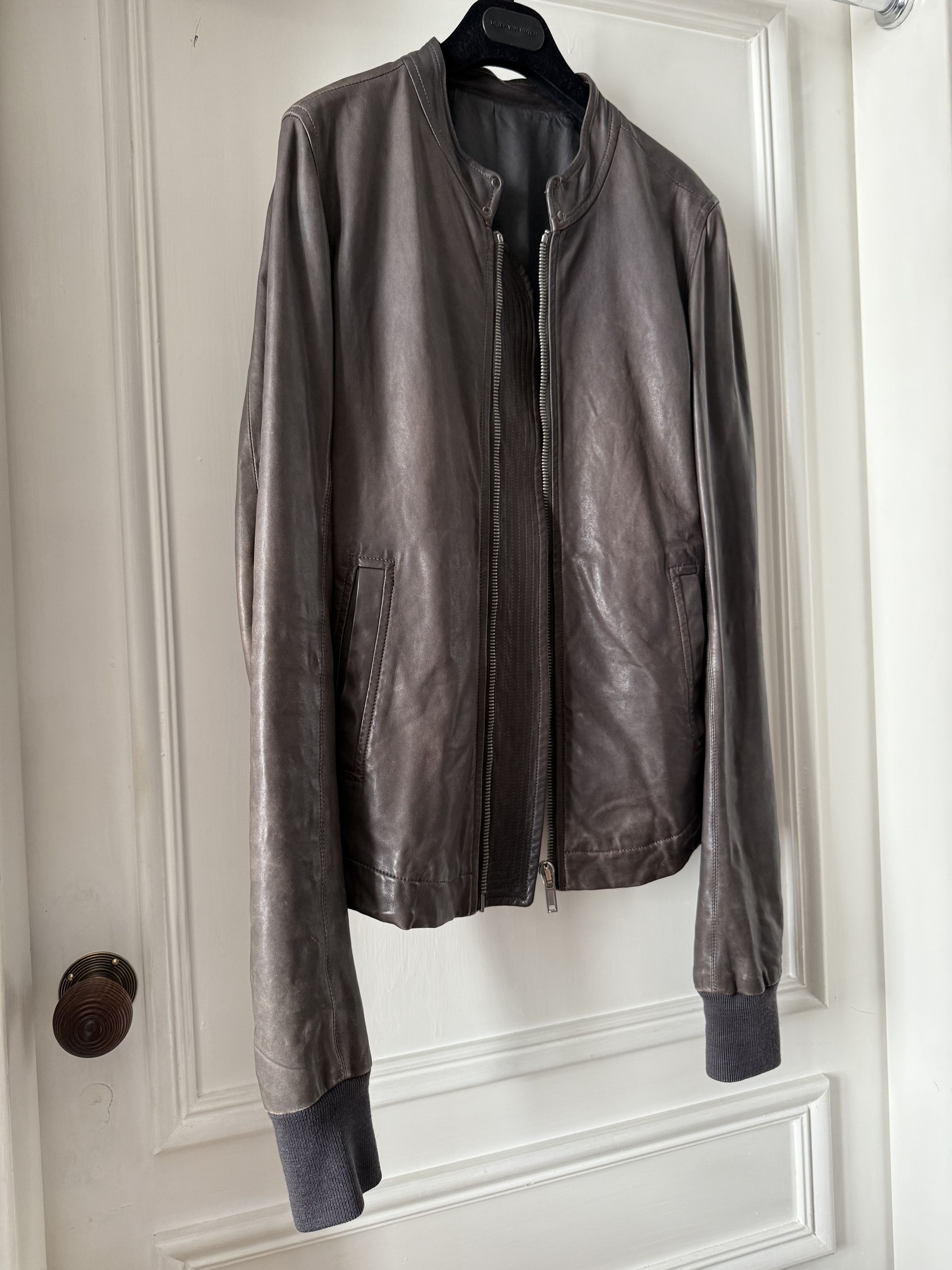 Rick Owens Rick Owens leather jacket -VINTAGE LOOK Size US S / EU 44-46 / 1 - 3 Thumbnail