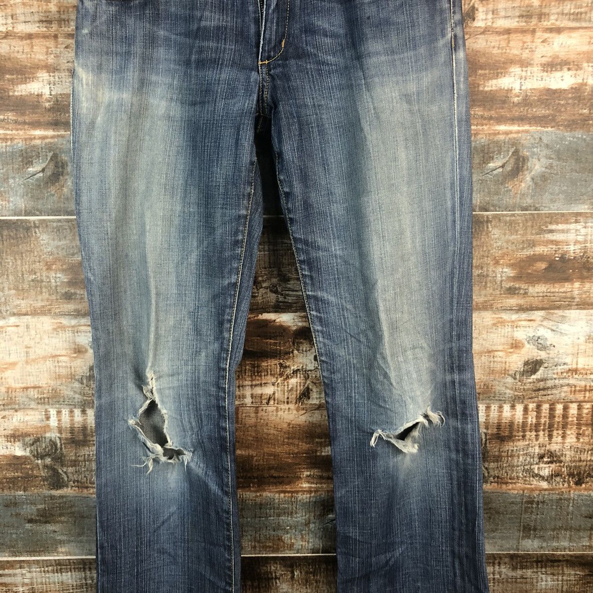 Paper Denim & Cloth DL Paper Denim & Cloth Blue Denim Pants #C256 Size US 27 - 5 Thumbnail