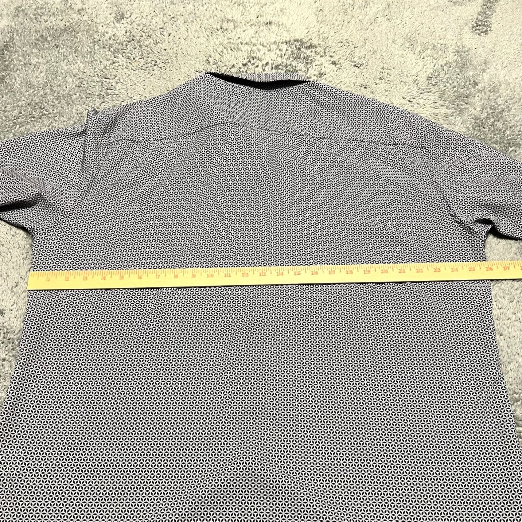 Kenneth Cole Kenneth Cole Golf Shirt Mens XXL Short Sleeve Performance Button Geometric Gray 2XL Size US XXL / EU 58 / 5 - 4 Thumbnail
