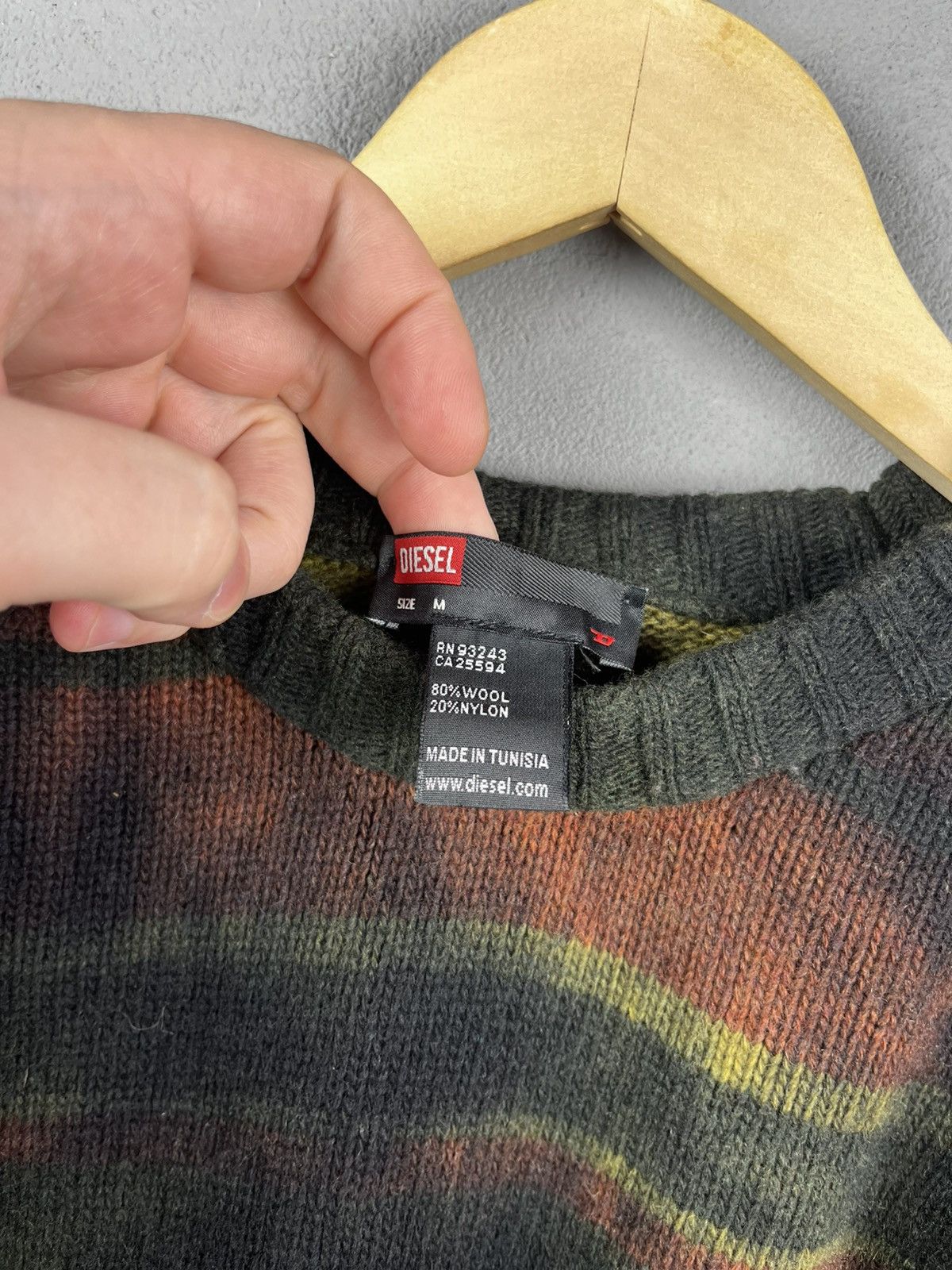 Diesel Diesel wool sweater Size US M / EU 48-50 / 2 - 10 Thumbnail