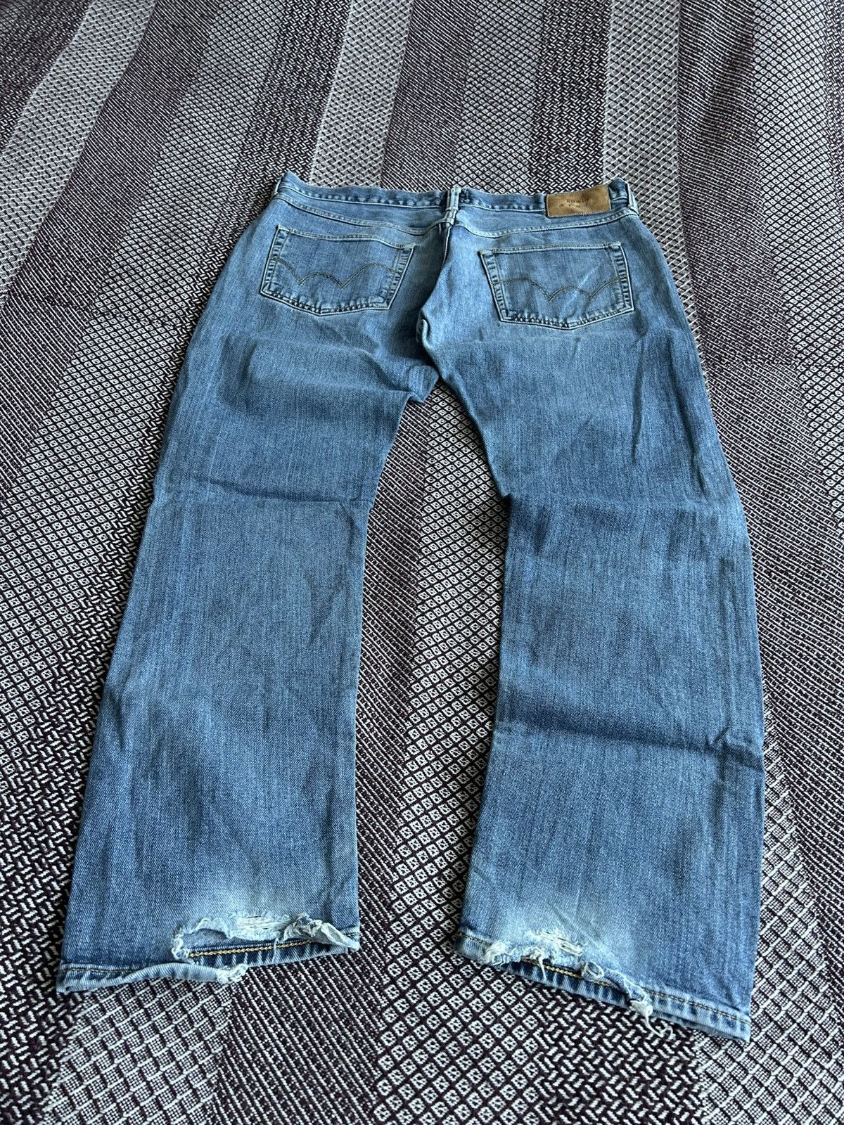 Edwin Vintage Edwin Regular Tapered Japanese Denim Faded Size 36 Size US 36 / EU 52 - 2 Thumbnail