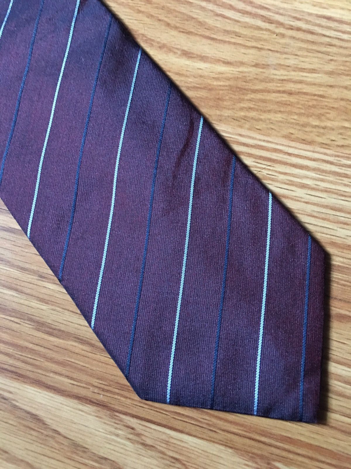 Dolce & Gabbana Dolce & Gabbana Chameleon Stripped Silk Mens Tie Size ONE SIZE - 6 Thumbnail