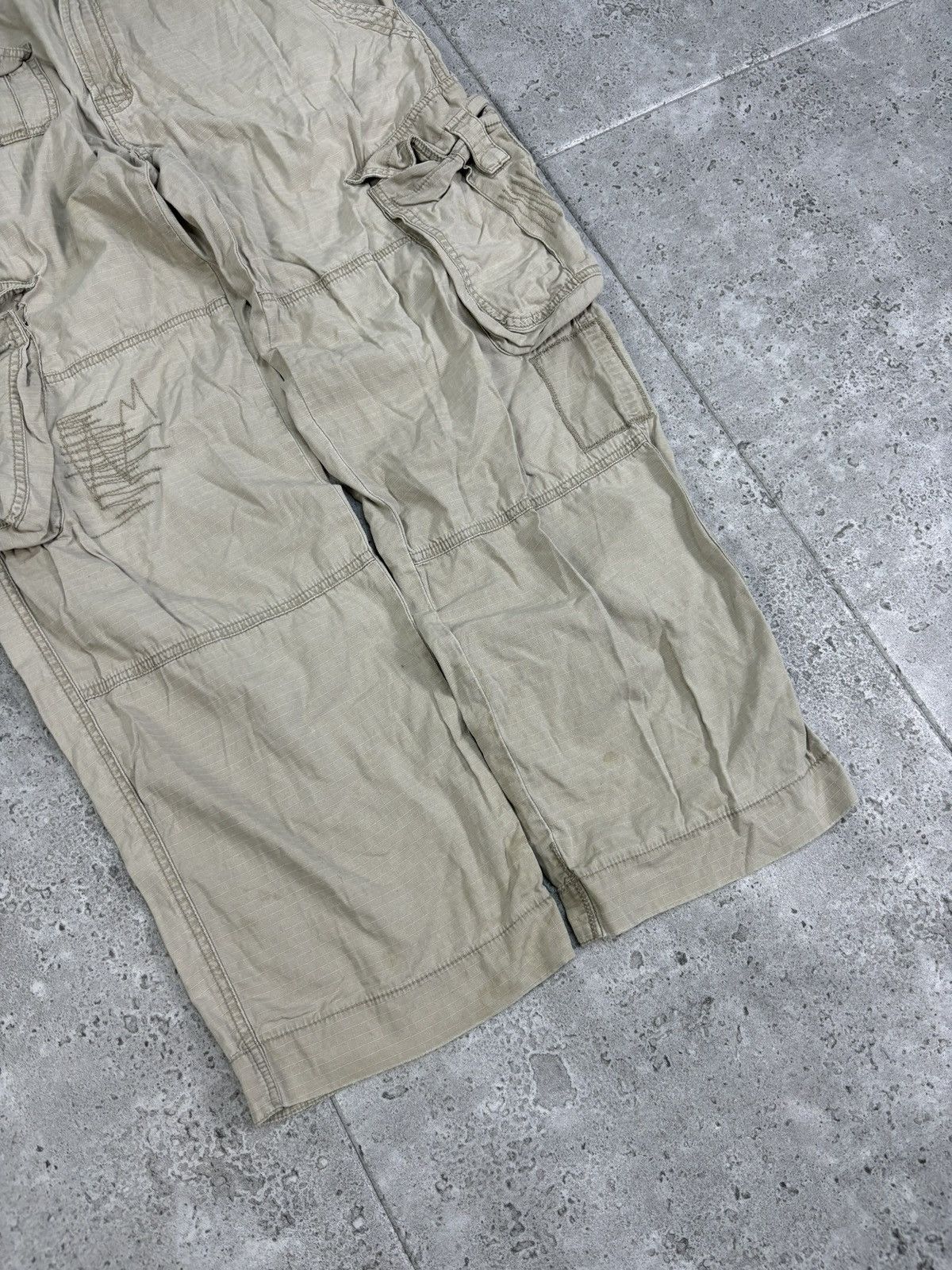 Calvin Klein × Japanese Brand × Vintage Crazy RARE Baggy Cargo Pants 2000s IfWasSixNine Style Y2K Size US 34 / EU 50 - 3 Thumbnail