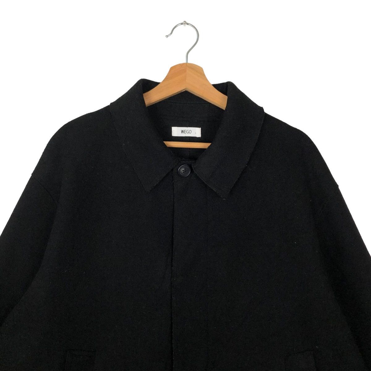 Japanese Brand × Vintage 🔥VINTAGE WOOL CROPPED BIKER JACKET WEGO ISSEY MIYAKE Size US L / EU 52-54 / 3 - 2 Thumbnail