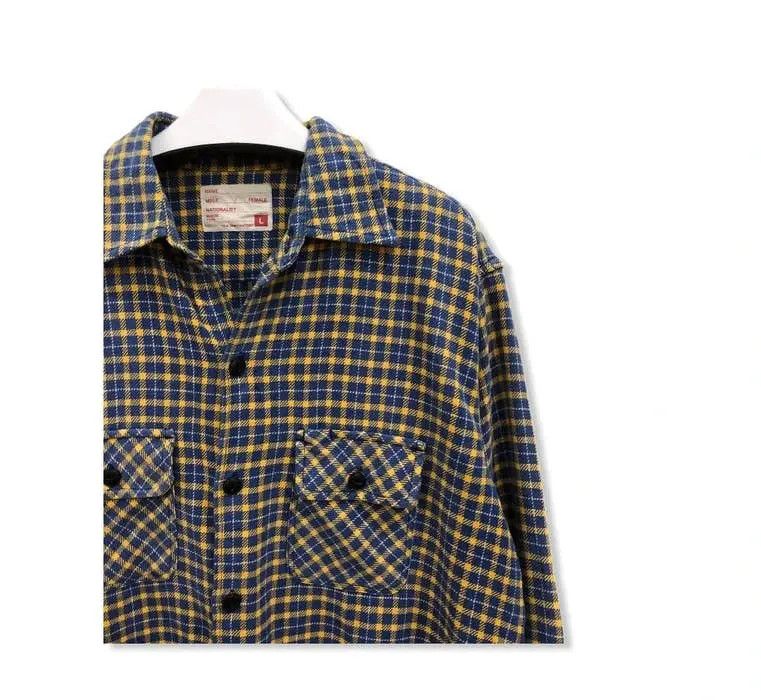 Flannel × Japanese Brand Japanese Brand T.O.K Shirt Factory Flannel Shirt 👕 Size US L / EU 52-54 / 3 - 2 Thumbnail
