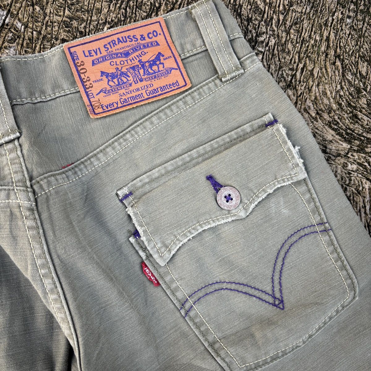 Levi's Levi’s Vintage Cargo Work Pants – Late 70s (Archive Piece) Size US 30 / EU 46 - 8 Thumbnail