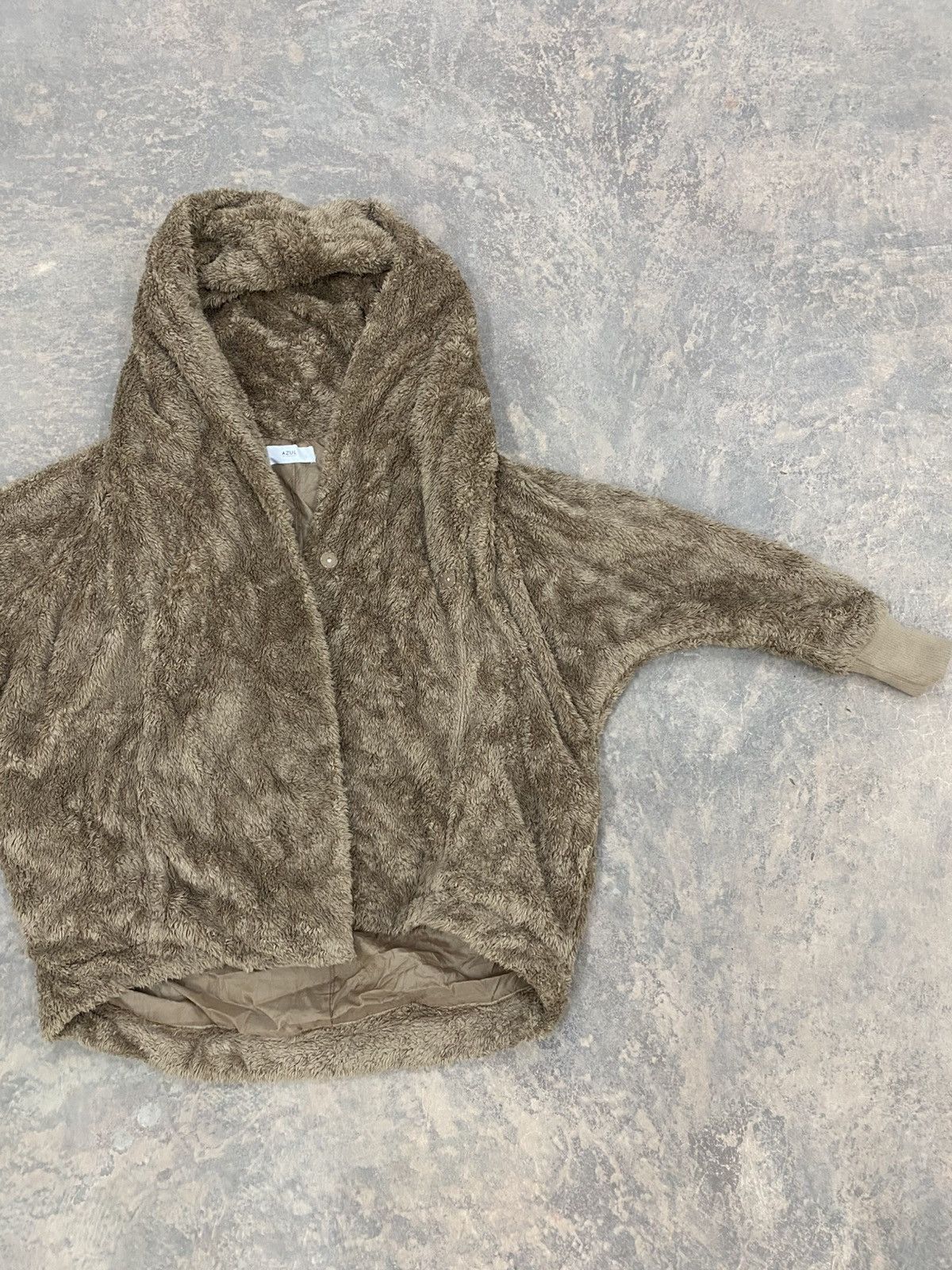 MOUSSY VINTAGE FLUFFY FLEECE HOODIE OVERSIZE LOOSE COMFORT Size US S / EU 44-46 / 1 - 2 Thumbnail