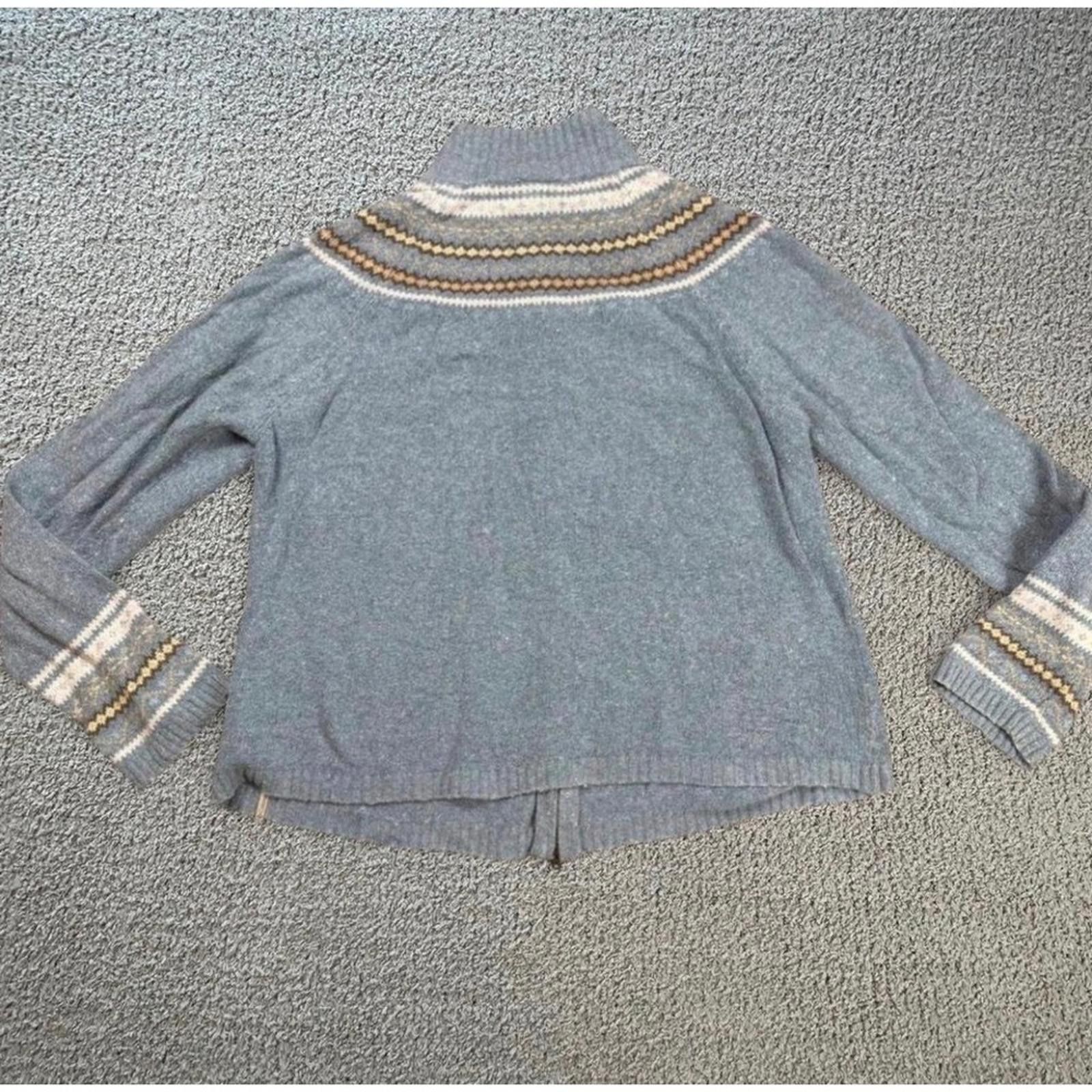 Columbia Columbia XCO Womens XL Nordic Fair Isle Sweater Jacket Size XL / US 12-14 / IT 48-50 - 2 Thumbnail