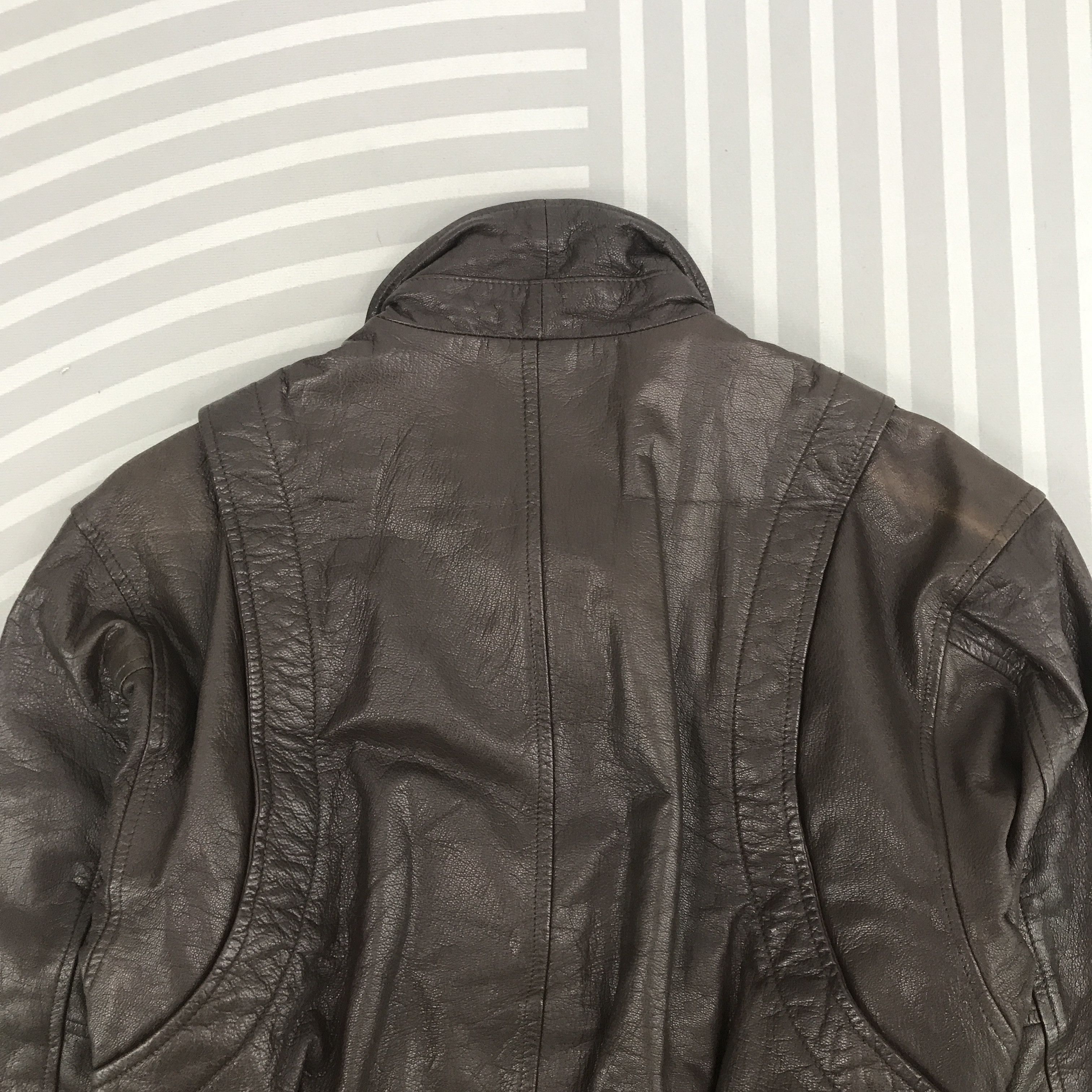 Japanese Brand × Vintage Vintage Japanese Brand Leather Bombar Jacket Size US L / EU 52-54 / 3 - 4 Thumbnail
