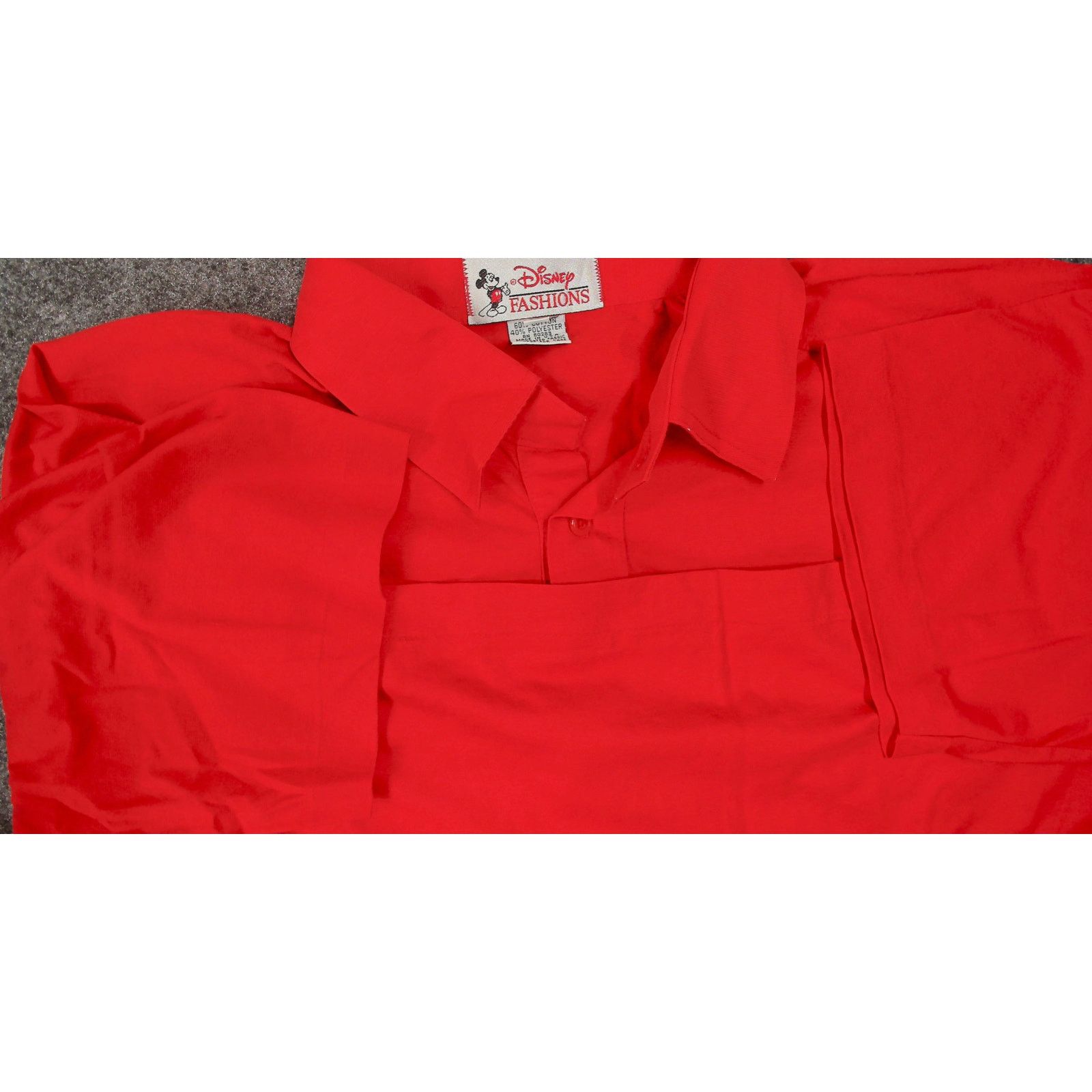Disney Disney 90s Made in USA Mickey Mouse Golf Polo Single Stitch Size US XL / EU 56 / 4 - 9 Thumbnail