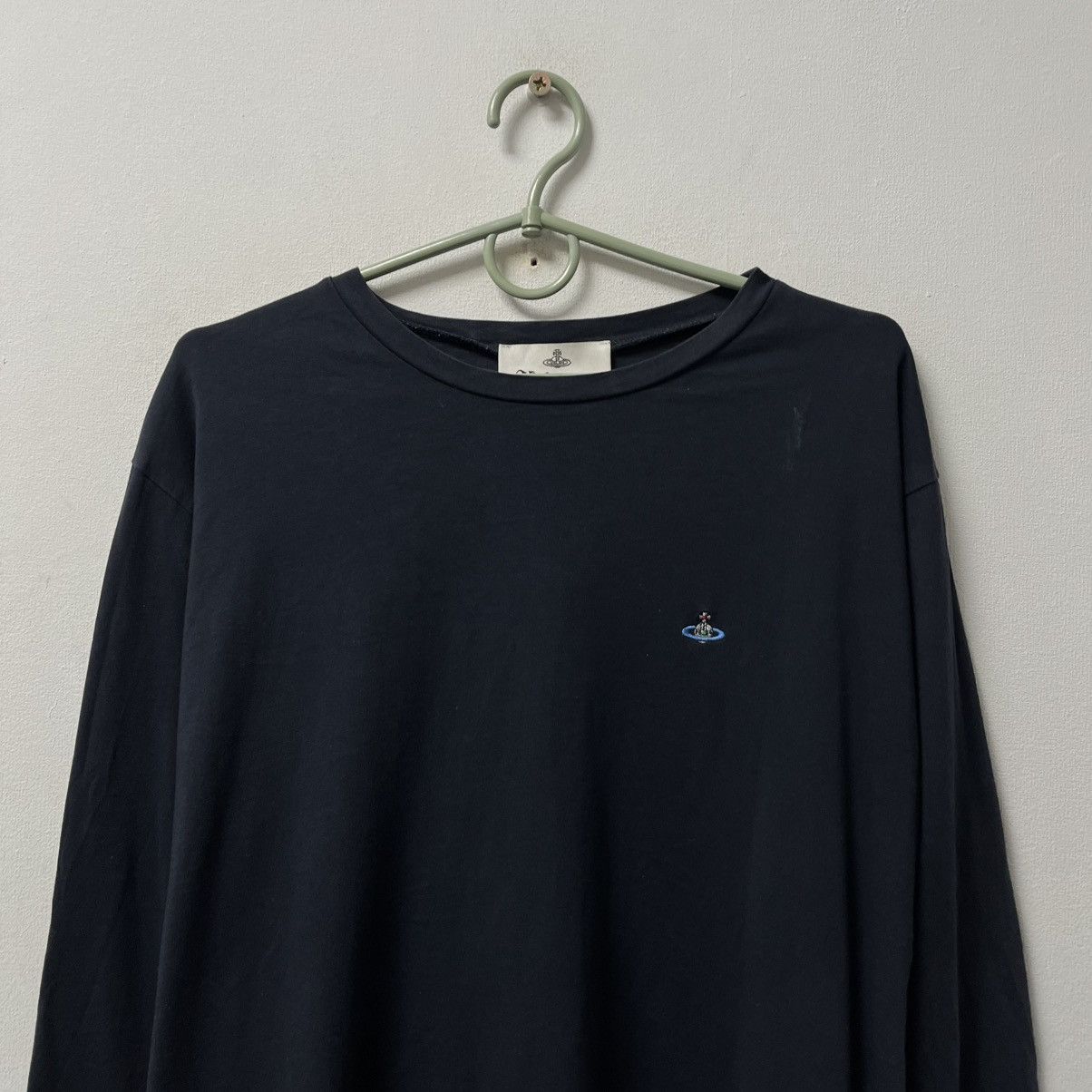 Vivienne Westwood Mens Vivienne Westwood Longsleeve T-shirt basic logo luxury Size US XL / EU 56 / 4 - 4 Thumbnail