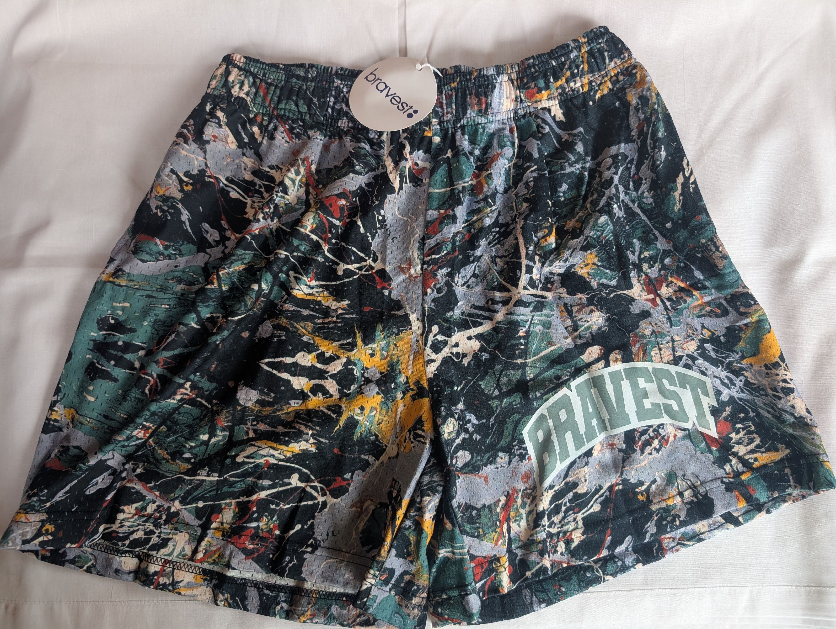 Bravest Studios XXL Bravest Studios Shorts Paint Splatter BS Logo Size US 36 / EU 52 - 1 Thumbnail