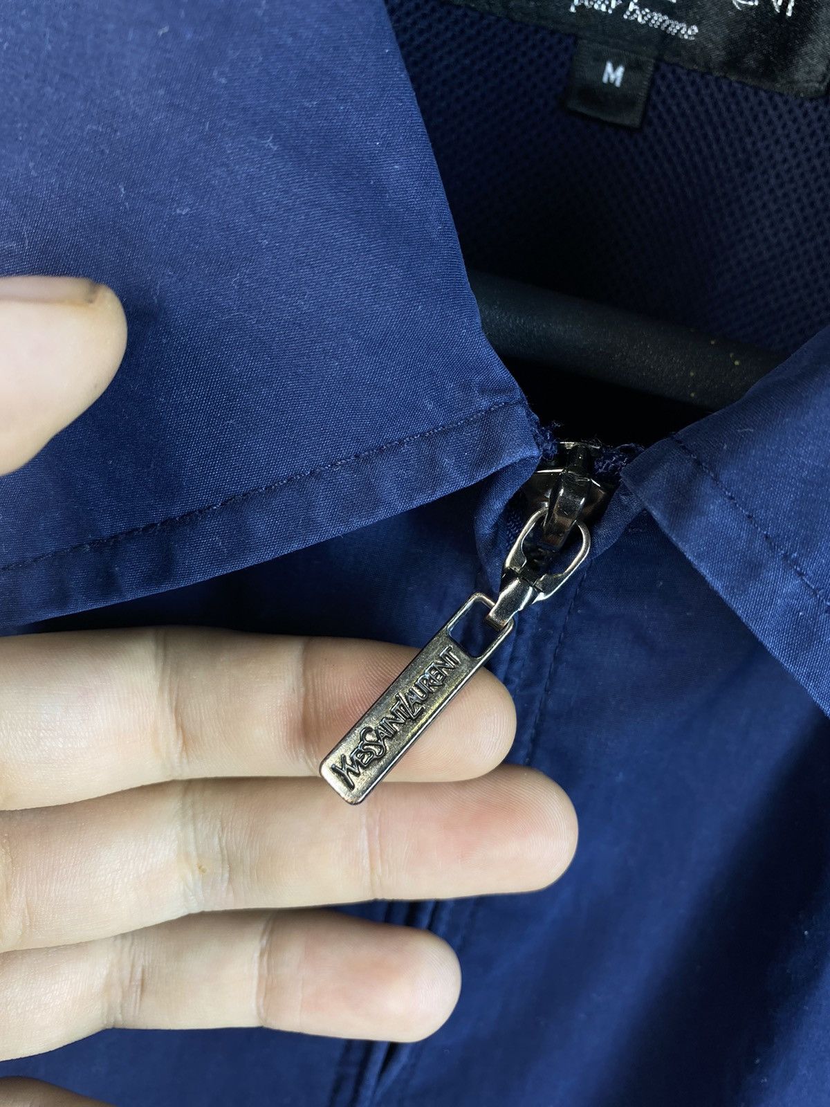Yves Saint Laurent Autumn YSL Jacket Dark Navy YSL Bomber Size US M / EU 48-50 / 2 - 4 Thumbnail