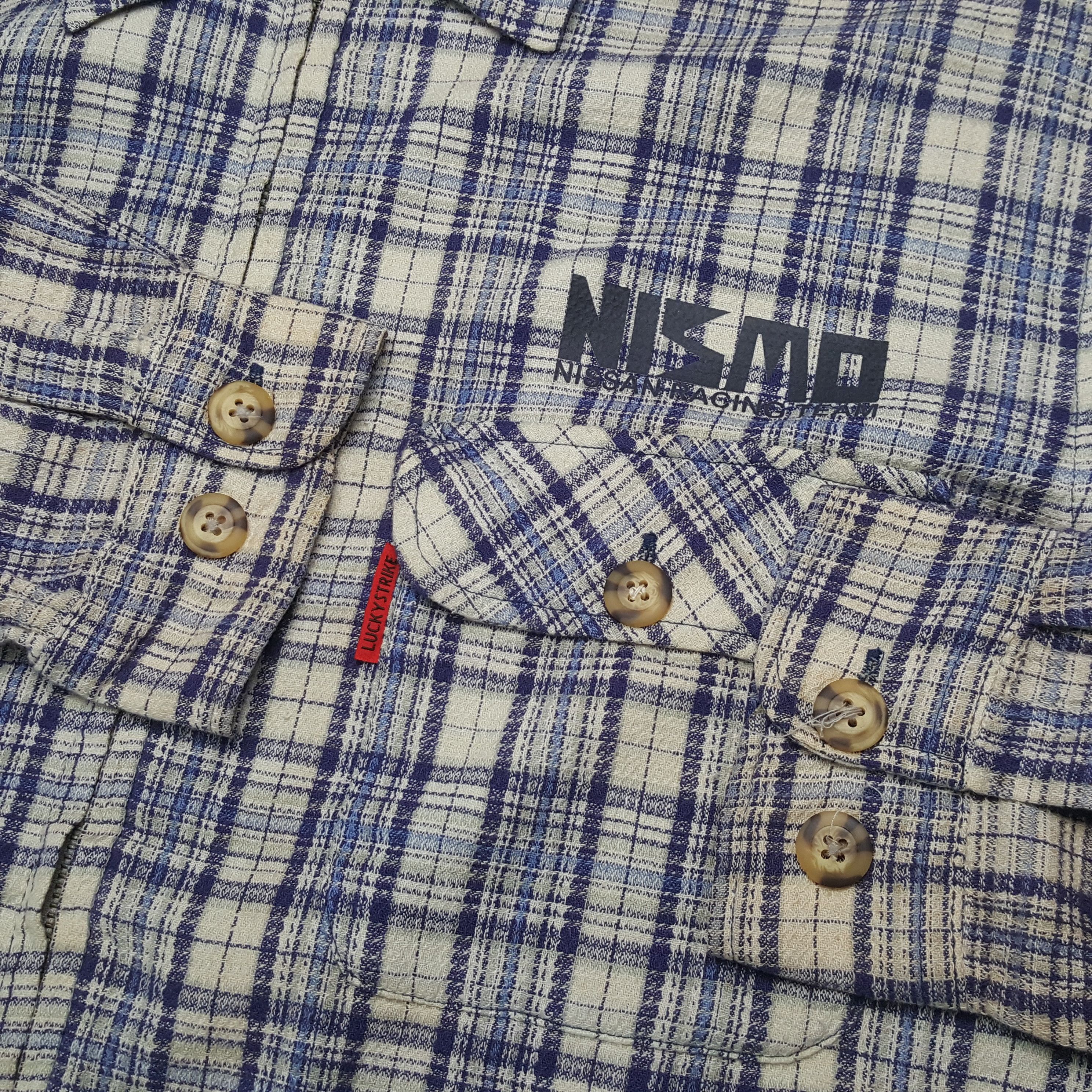 Japanese Brand × Vintage Vintage Lucky Strike Nismo Nissan Racing Team Custom Jacket Size US L / EU 52-54 / 3 - 7 Thumbnail