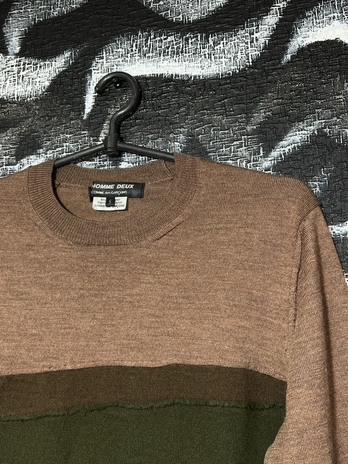 CDG by Comme des Garcons COMME des GARCONS HOMME DEUX Knit Sweater S Wool Size US S / EU 44-46 / 1 - 3 Thumbnail