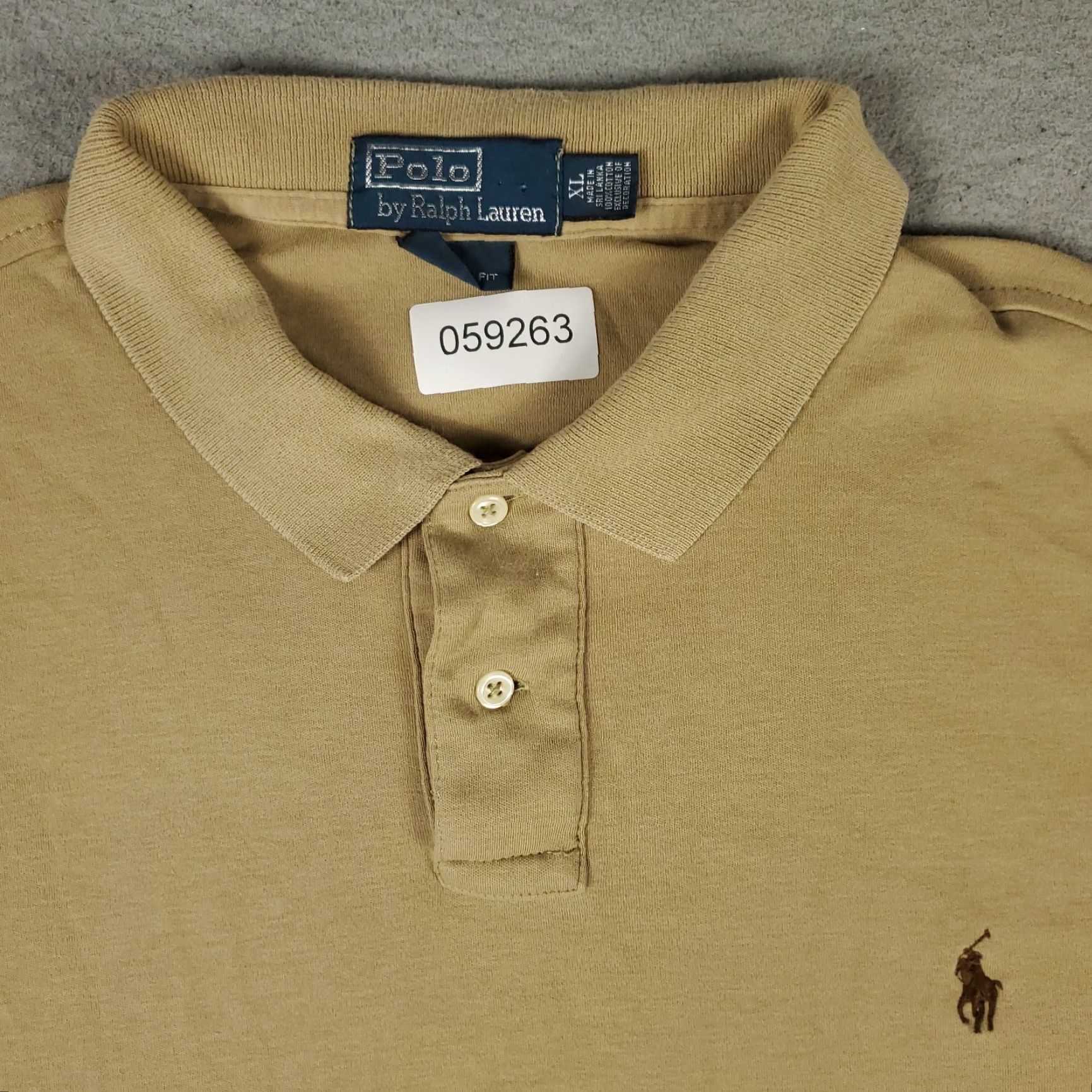 Ralph Lauren Ralph Lauren Polo Shirt Mens XL Brown Casual Short Sleeve Activewear Size US XL / EU 56 / 4 - 2 Thumbnail