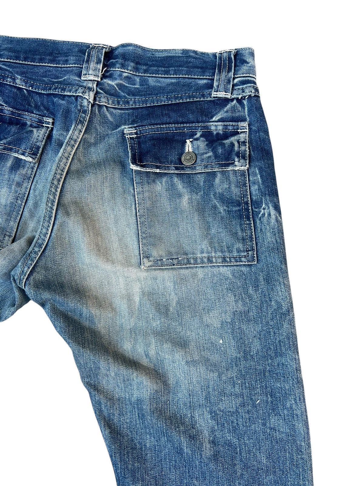 Eternal Distressed Mud Wash Stains Denim Eternal Japan Fatigue Jeans Size US 29 - 19 Thumbnail