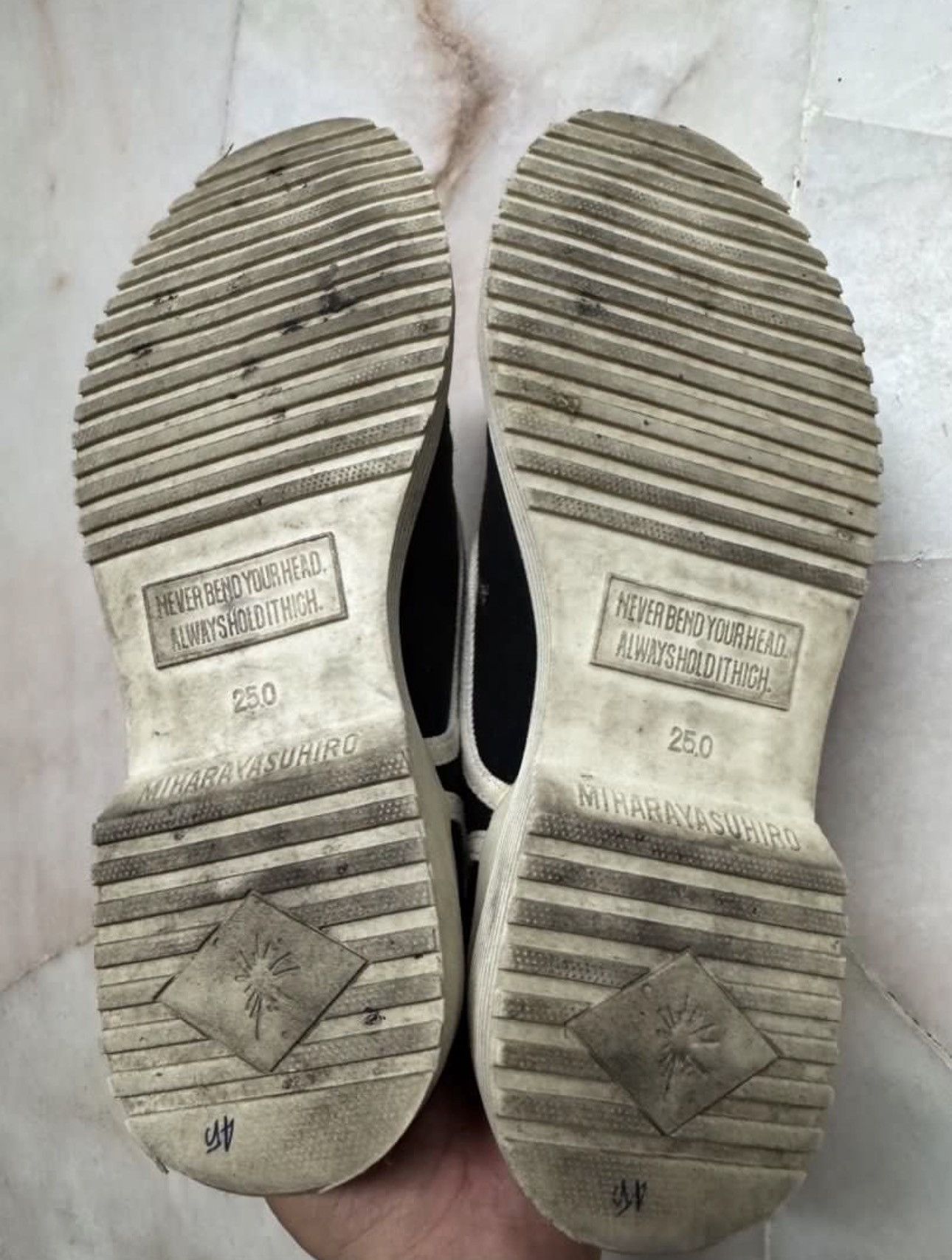 Maison MIHARA YASUHIRO MIHAYASUHIRO GOOD INSPIRATION Y2K STREETWEAR SHOES Size US 5.5 / EU 38 - 8 Thumbnail