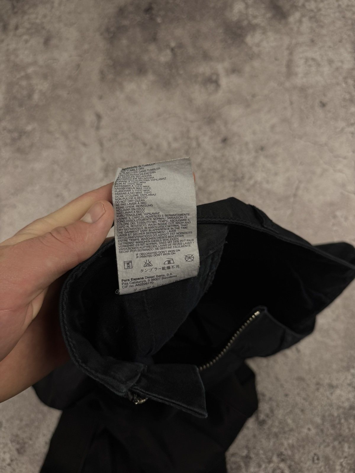 Diesel AVANT GARDE DIESEL RICK OWENS STYLE OPIUM MULTI ZIP PANTS Size 29" - 9 Thumbnail