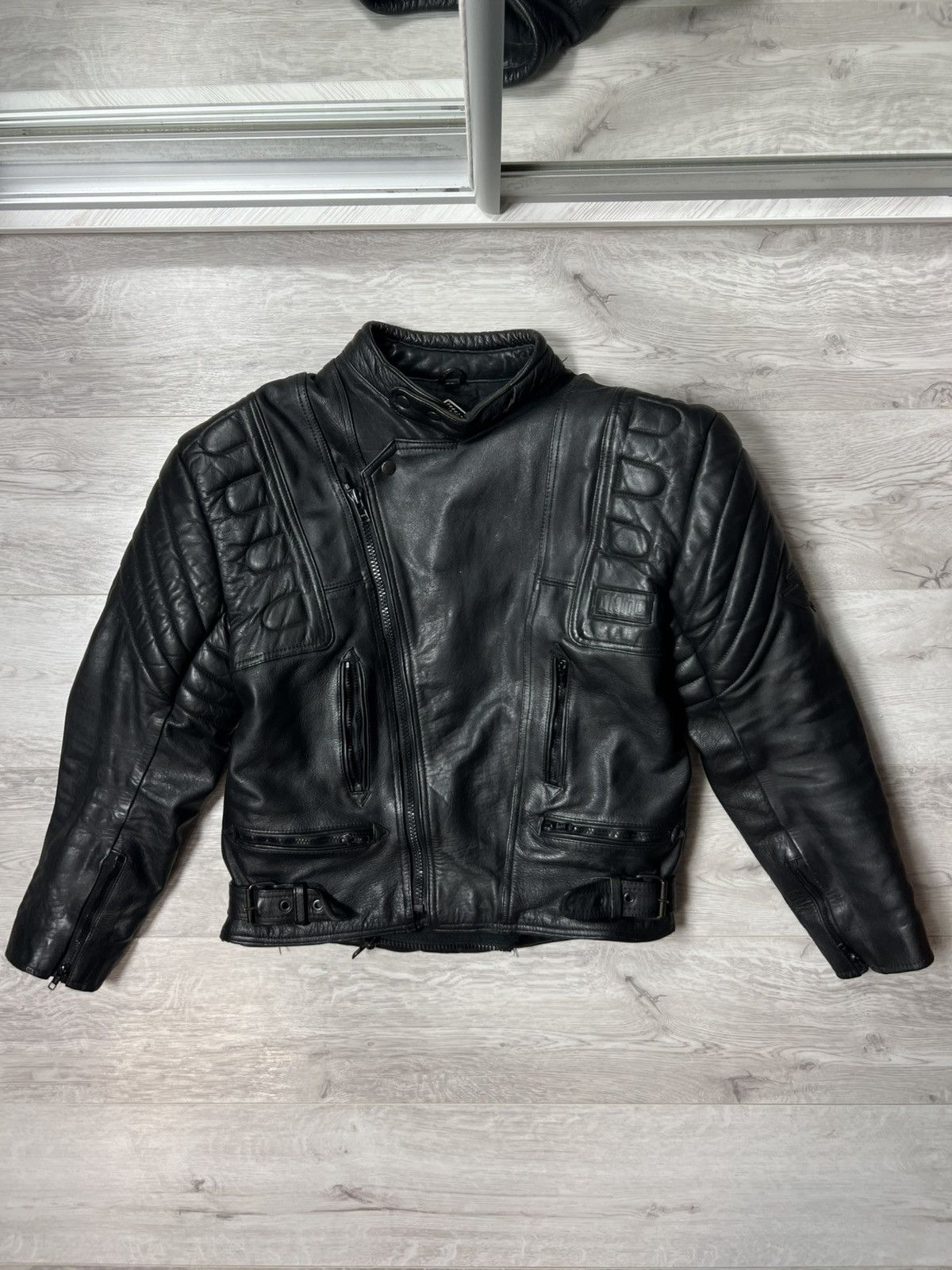 Other AKITO Heavyweight Biker Motorcycle Leather Jacket Racing Size US M / EU 48-50 / 2 - 4 Thumbnail