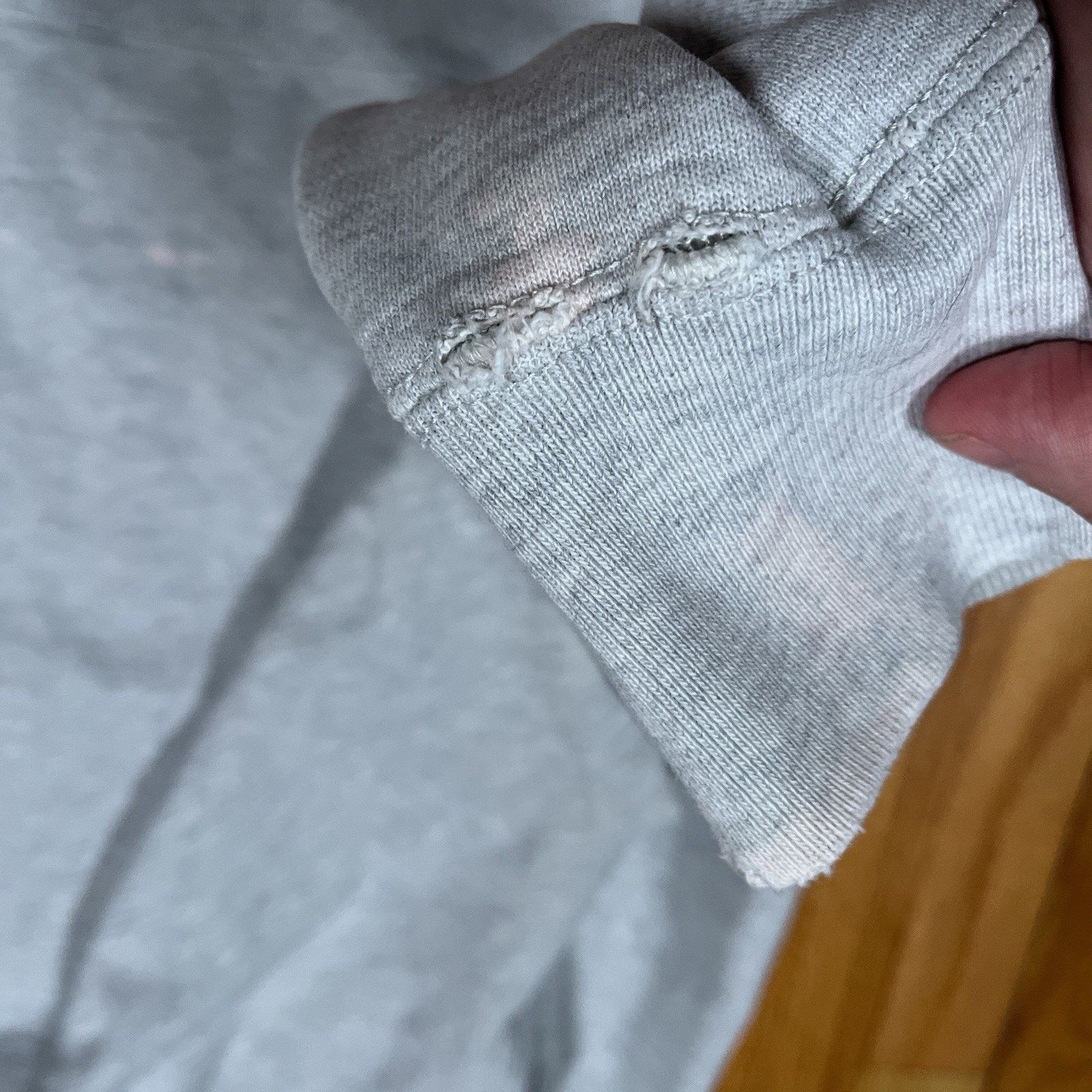 Christophe Lemaire × Uniqlo Uniqlo U Lemaire Crewneck Sweatshirt Distress Grunge Bleach Size M / US 6-8 / IT 42-44 - 8 Thumbnail