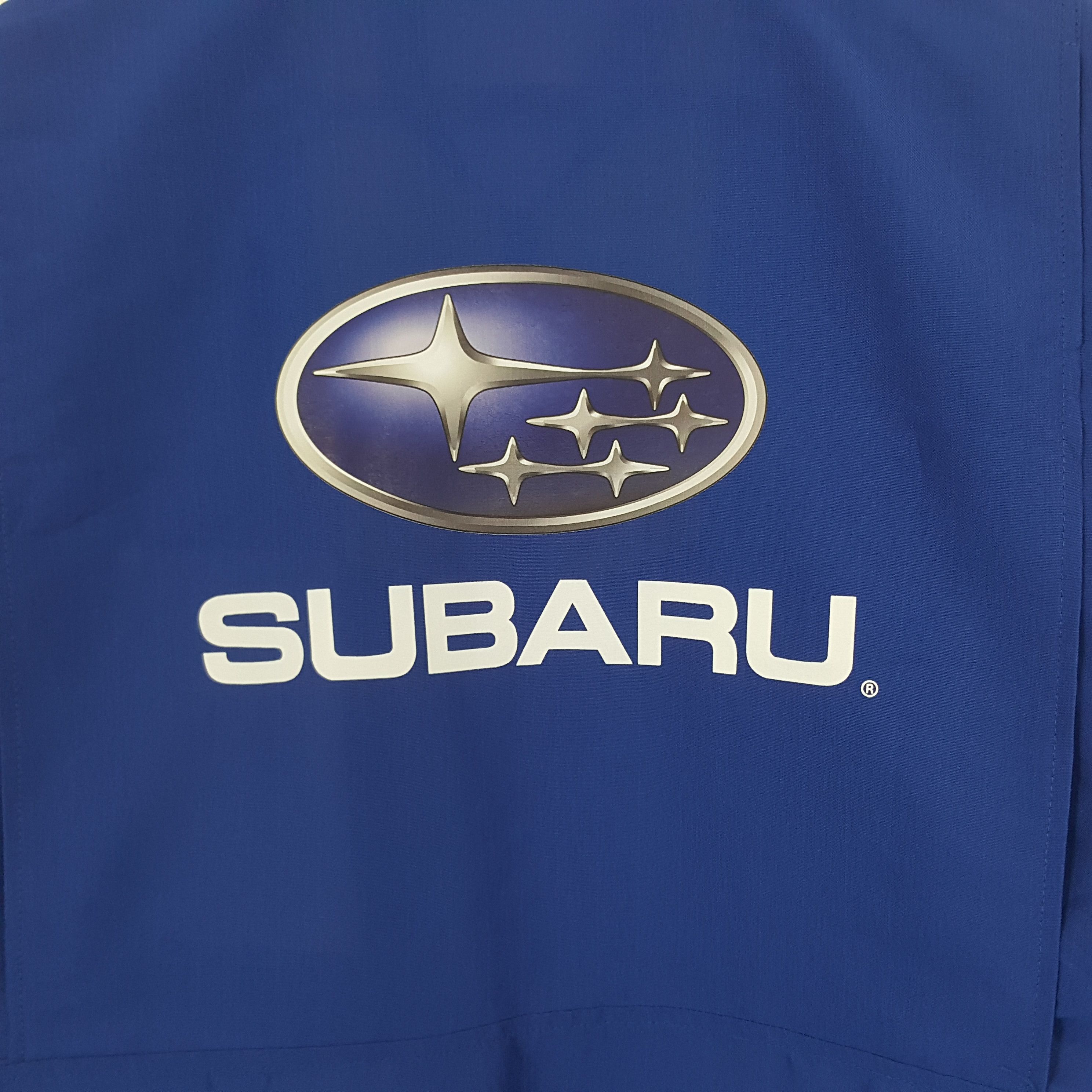 Japanese Brand × Vintage Vintage Subaru Racing Custom Art Logo Sport Worker Jacket Size US XXL / EU 58 / 5 - 2 Thumbnail