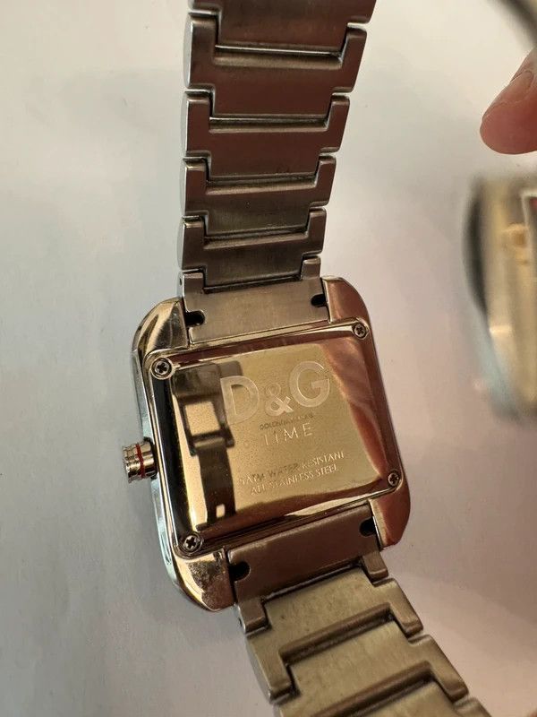 Dolce & Gabbana D&G Time Square Stainless Steel Watch, c.2000s Size ONE SIZE - 4 Thumbnail