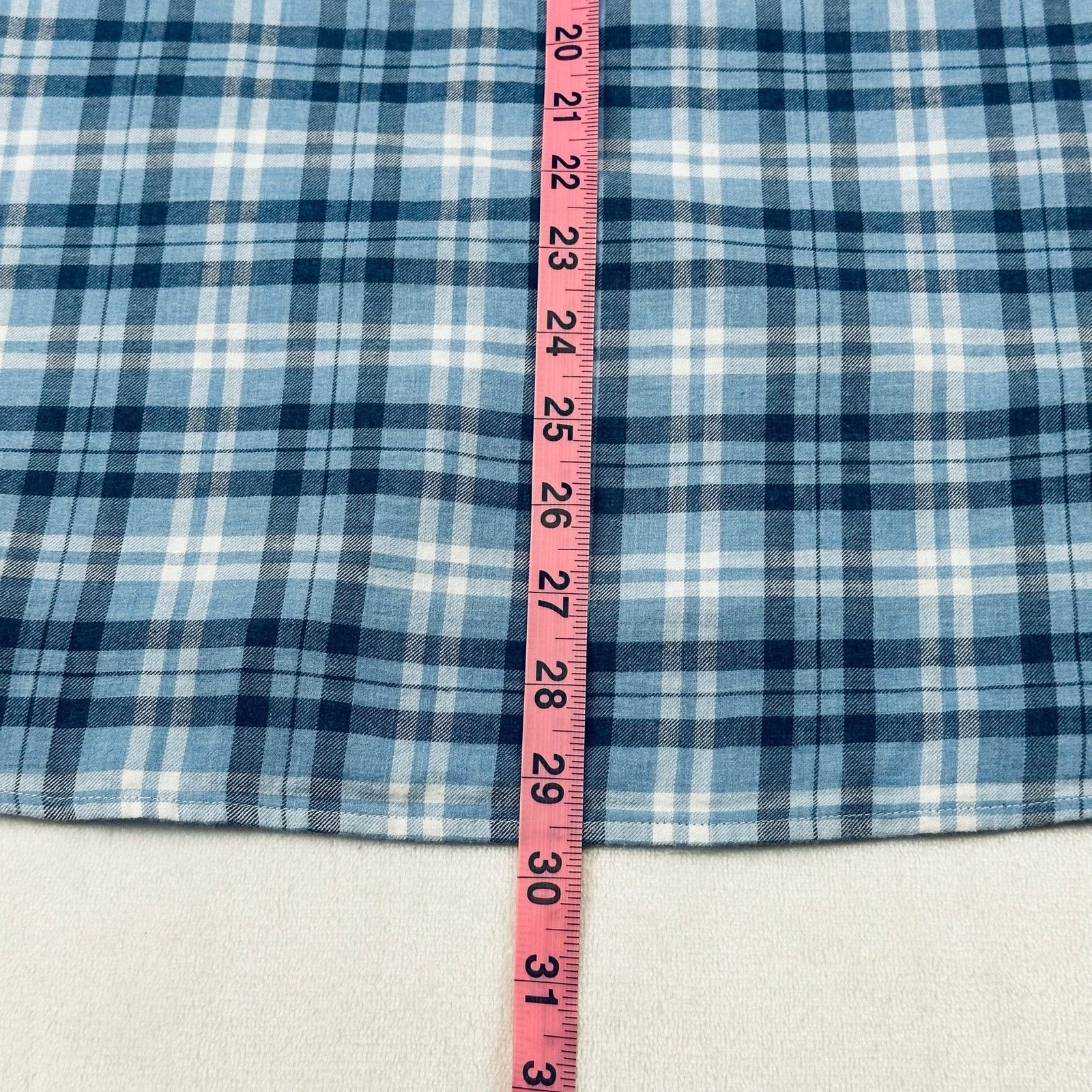 Peter Millar Peter Millar Men’s XL Blue Plaid Button Up L/S Shirt NEW Size US XL / EU 56 / 4 - 11 Thumbnail
