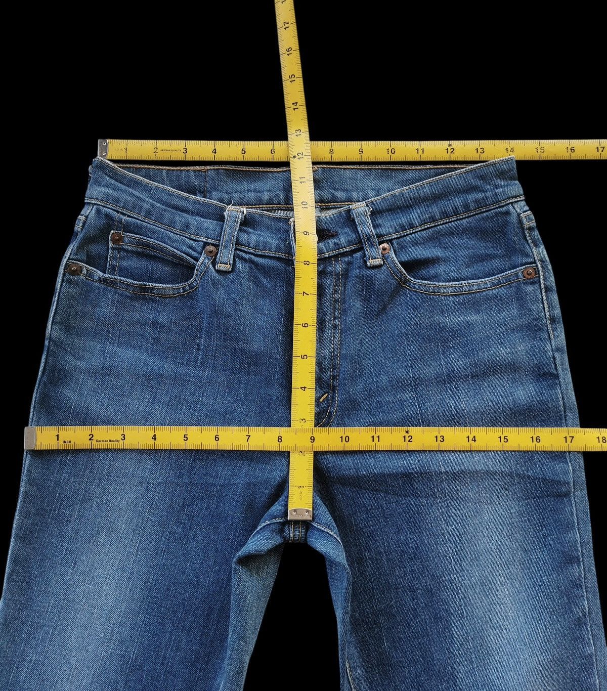 Levi's Vintage Levis Bootcut Women Punk Jeans Size 28" / US 6 / IT 42 - 9 Thumbnail
